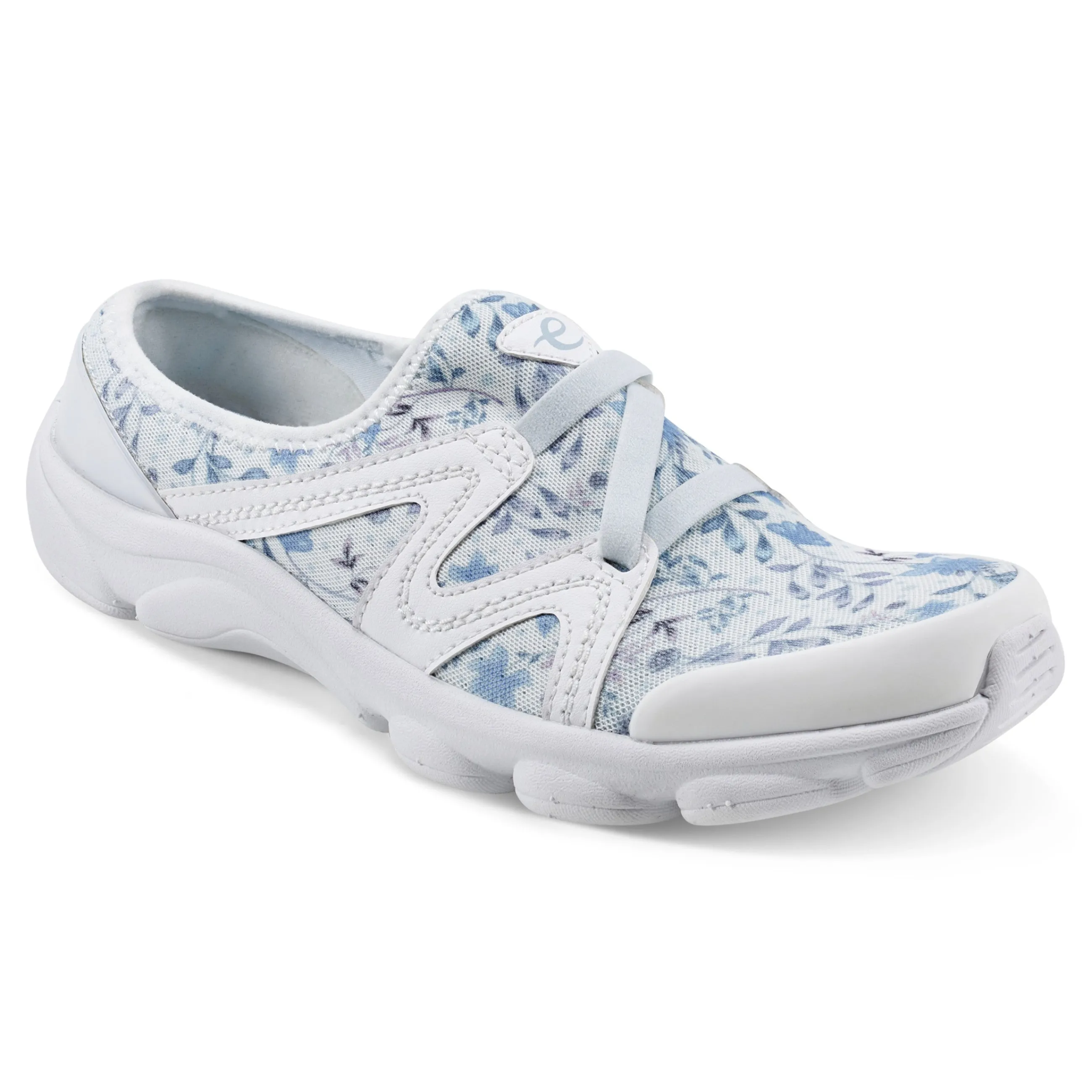 Shop Easy Spirit Riptide Clogs White/BlueFloral