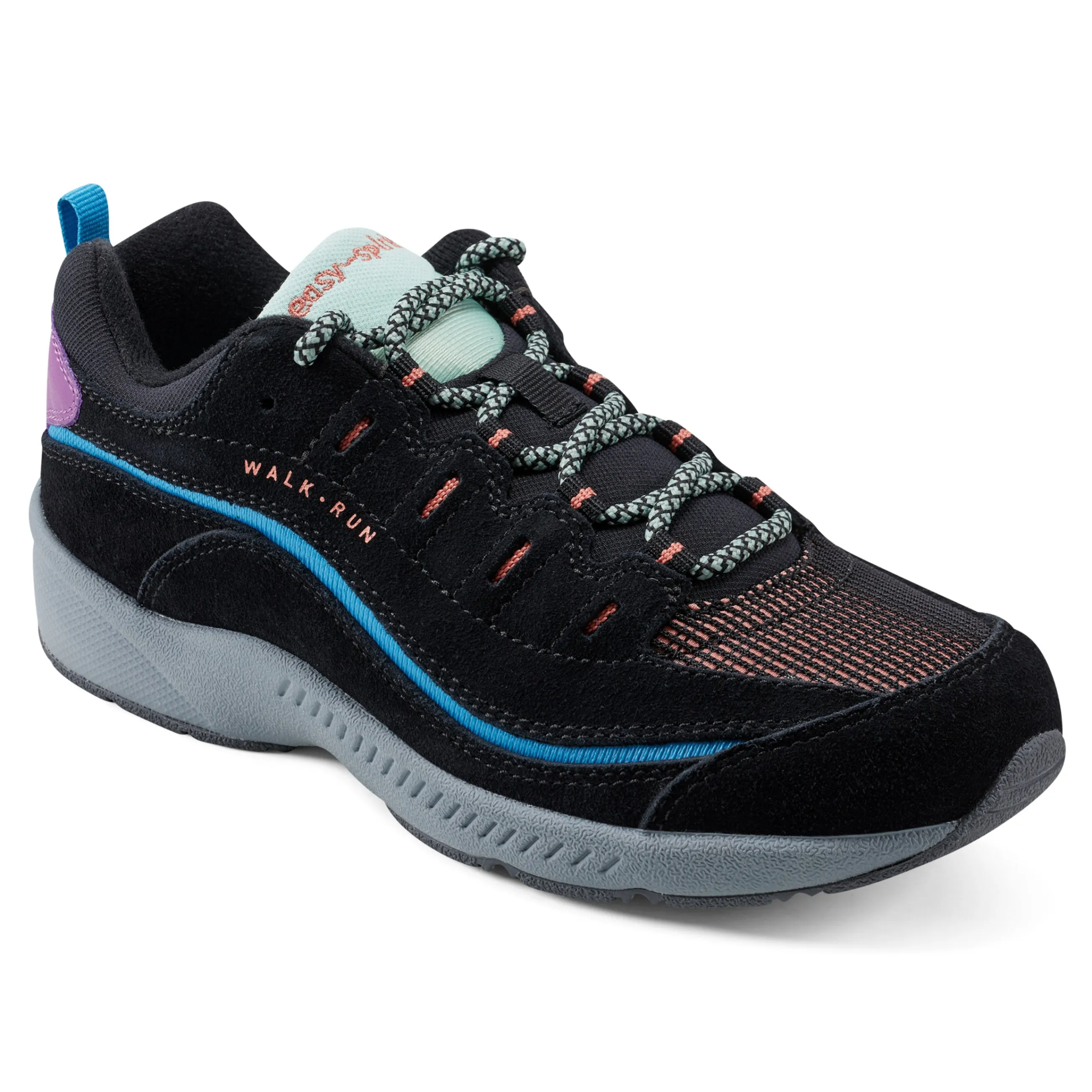 Flash Sale Easy Spirit Romy Walking Shoes Black/Blue/Orange