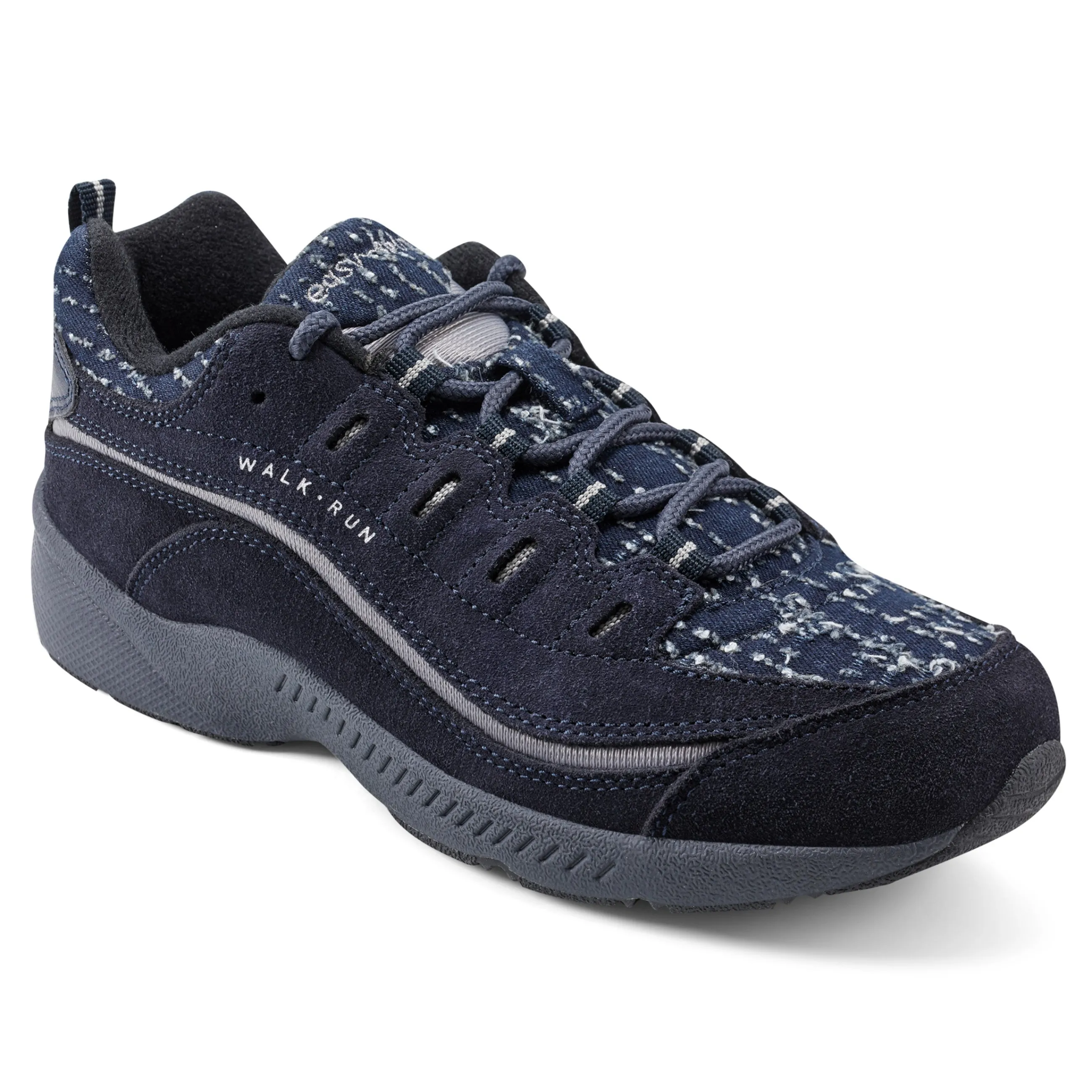 Best Easy Spirit Romy Walking Shoes NavyBoucle