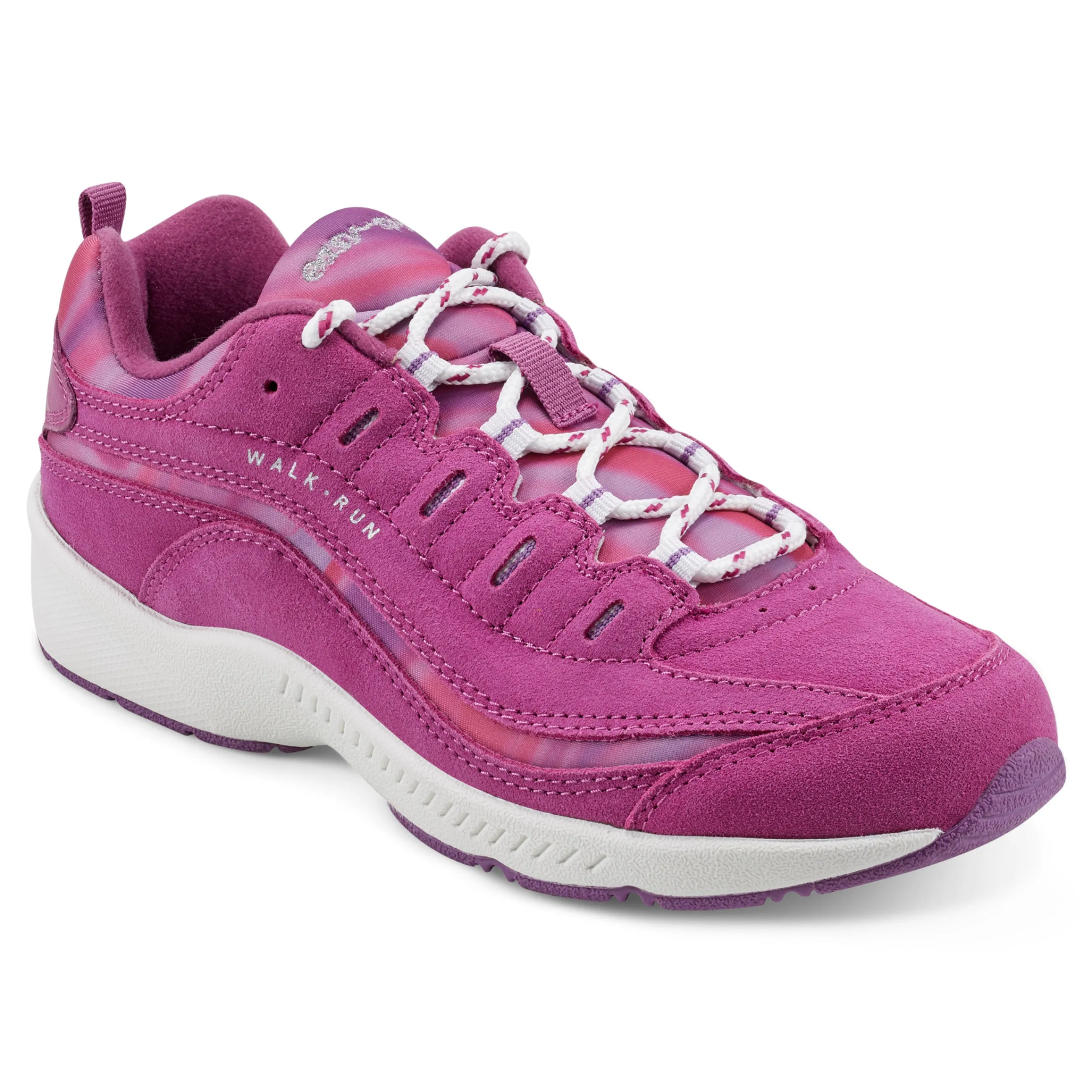 Shop Easy Spirit Romy Walking Shoes FuchsiaSuedeMulti