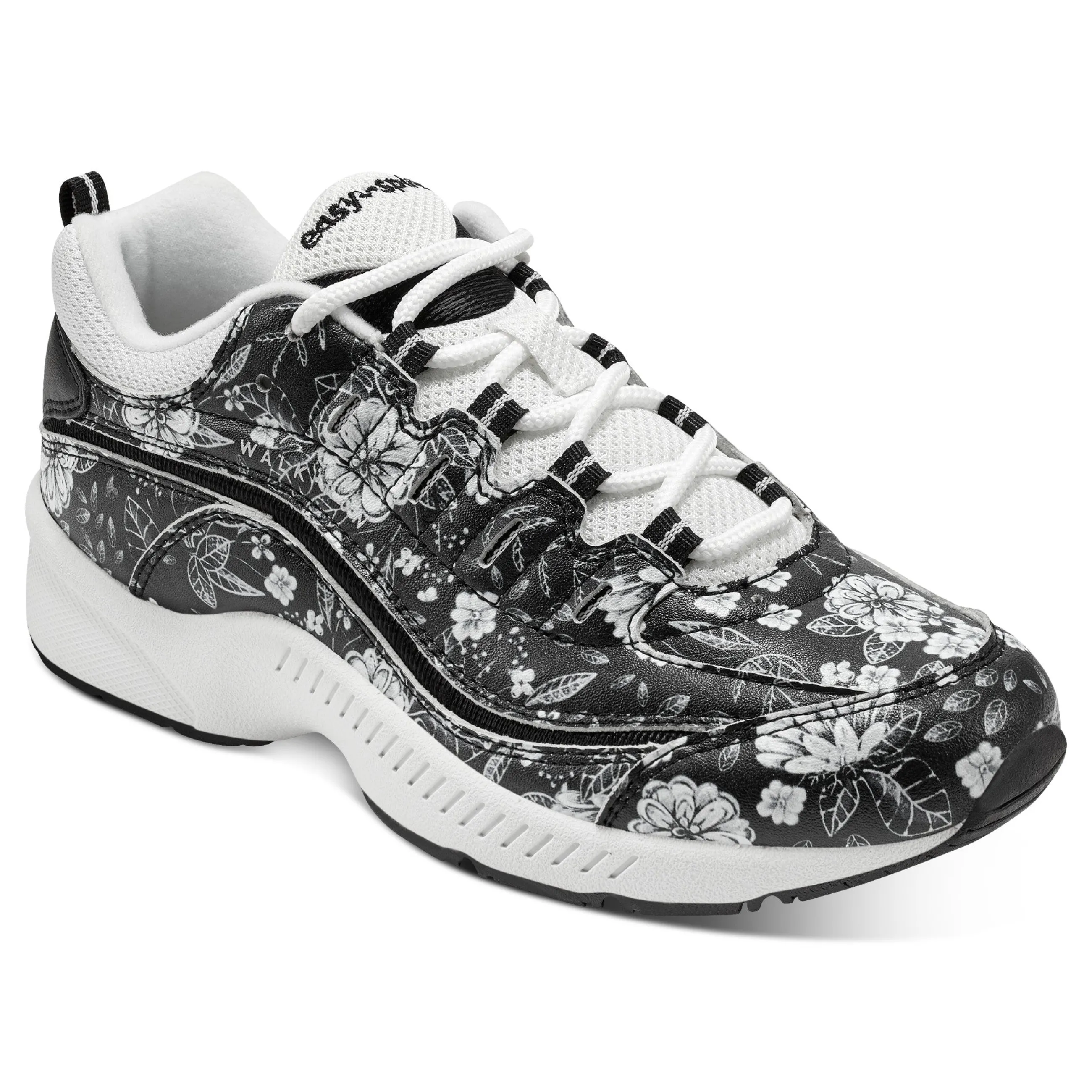 Store Easy Spirit Romy Walking Shoes Black/WhiteFloral