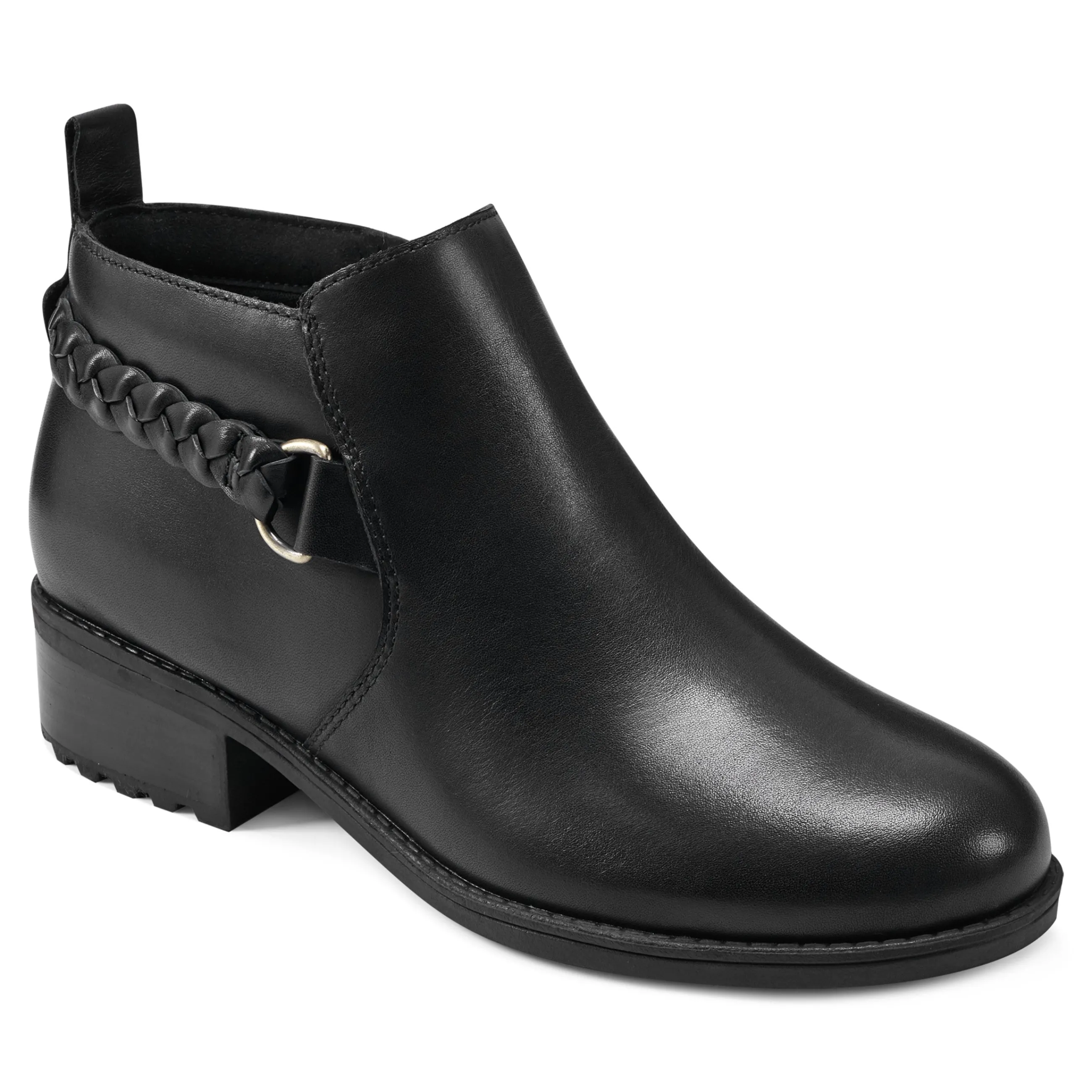 Store Easy Spirit Roslyn Ankle Booties BlackLeather