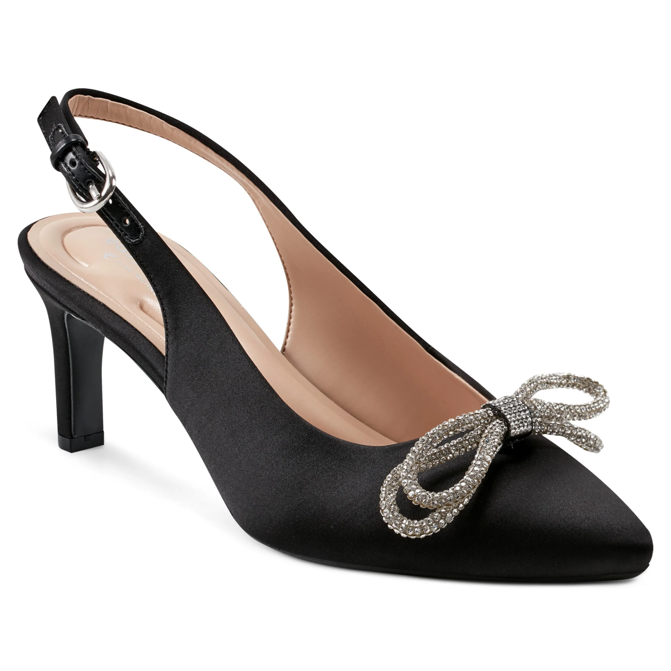 Discount Easy Spirit Roxanne Slingback Pumps Black