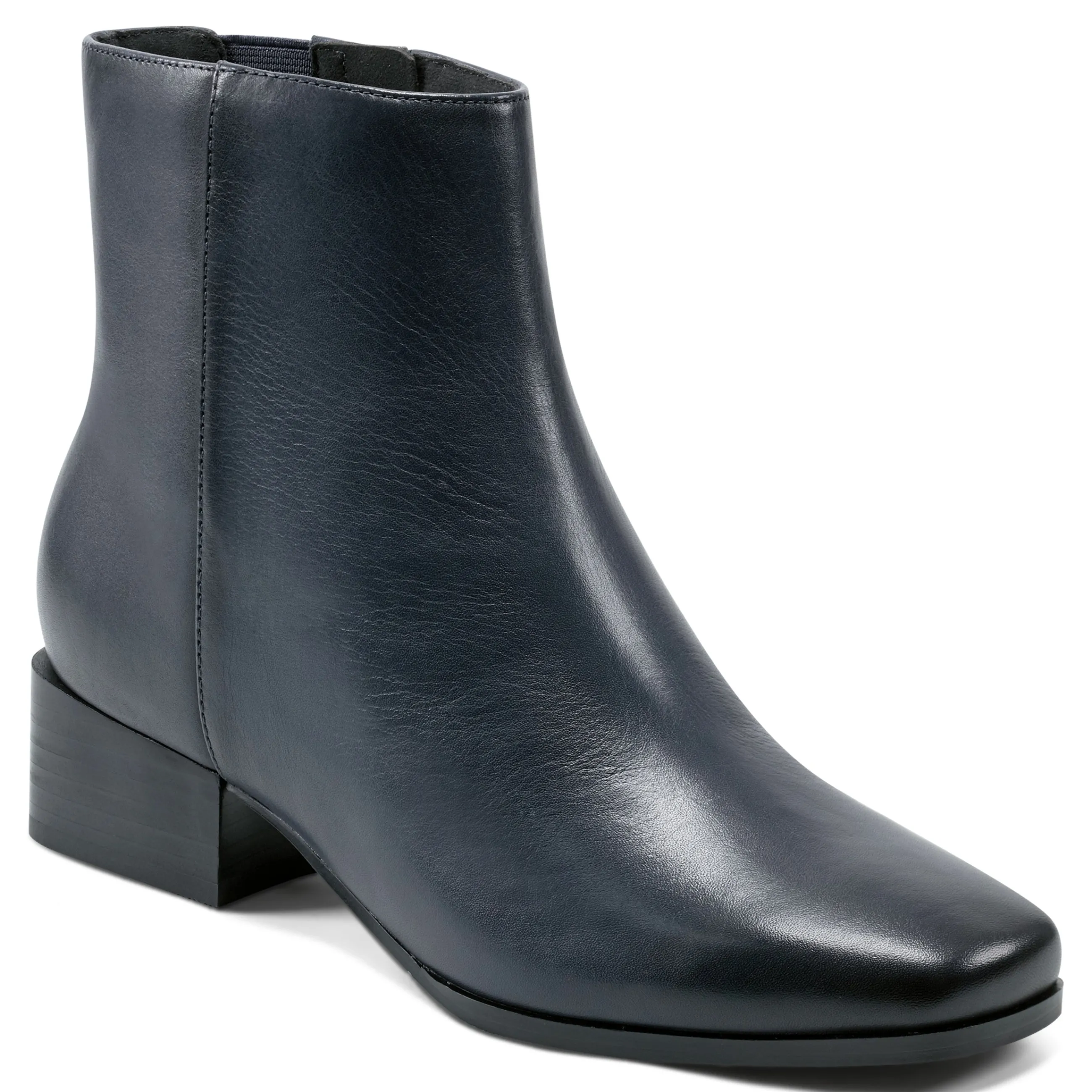 Best Easy Spirit Sidney Dress Booties NavyLeather