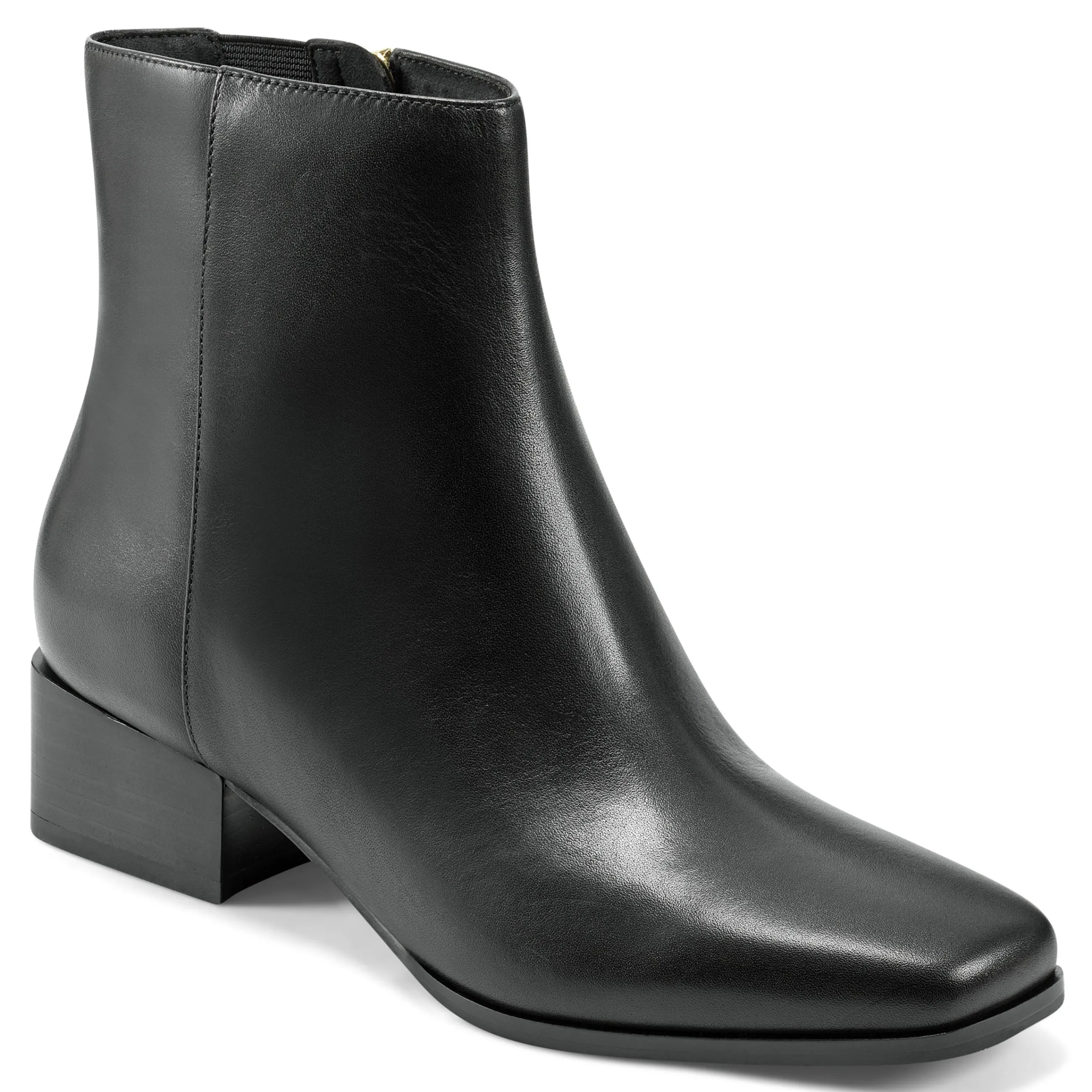 Shop Easy Spirit Sidney Dress Booties BlackLeather