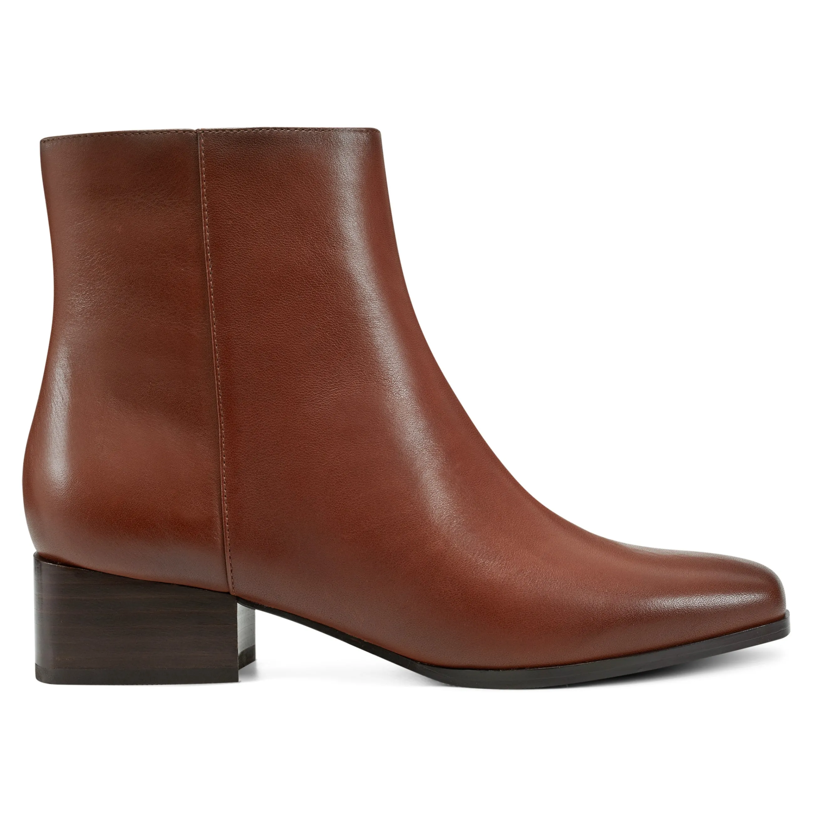 Clearance Easy Spirit Sidney Dress Booties BrownLeather