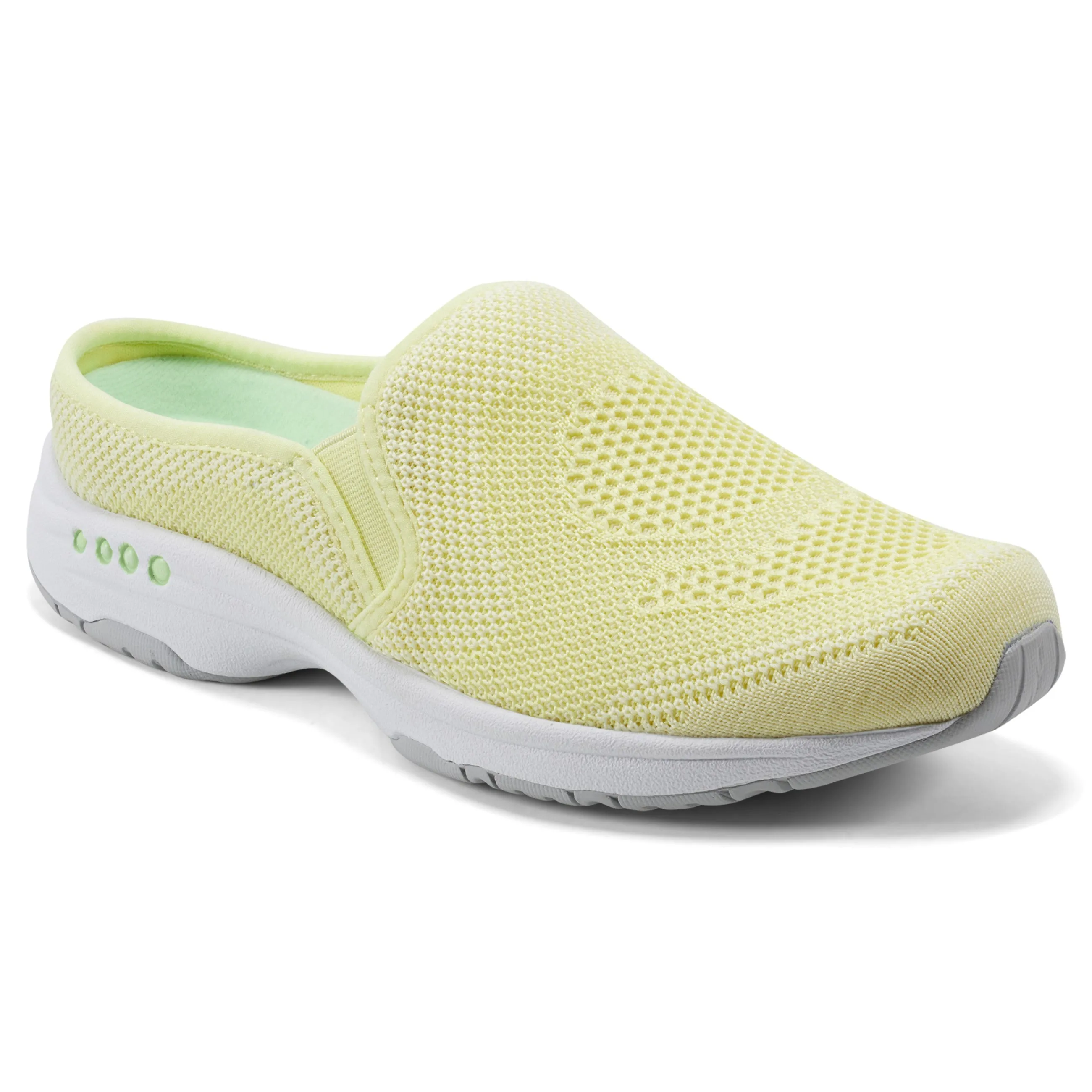 Store Easy Spirit Takeknit Eco Clogs Chartreuse