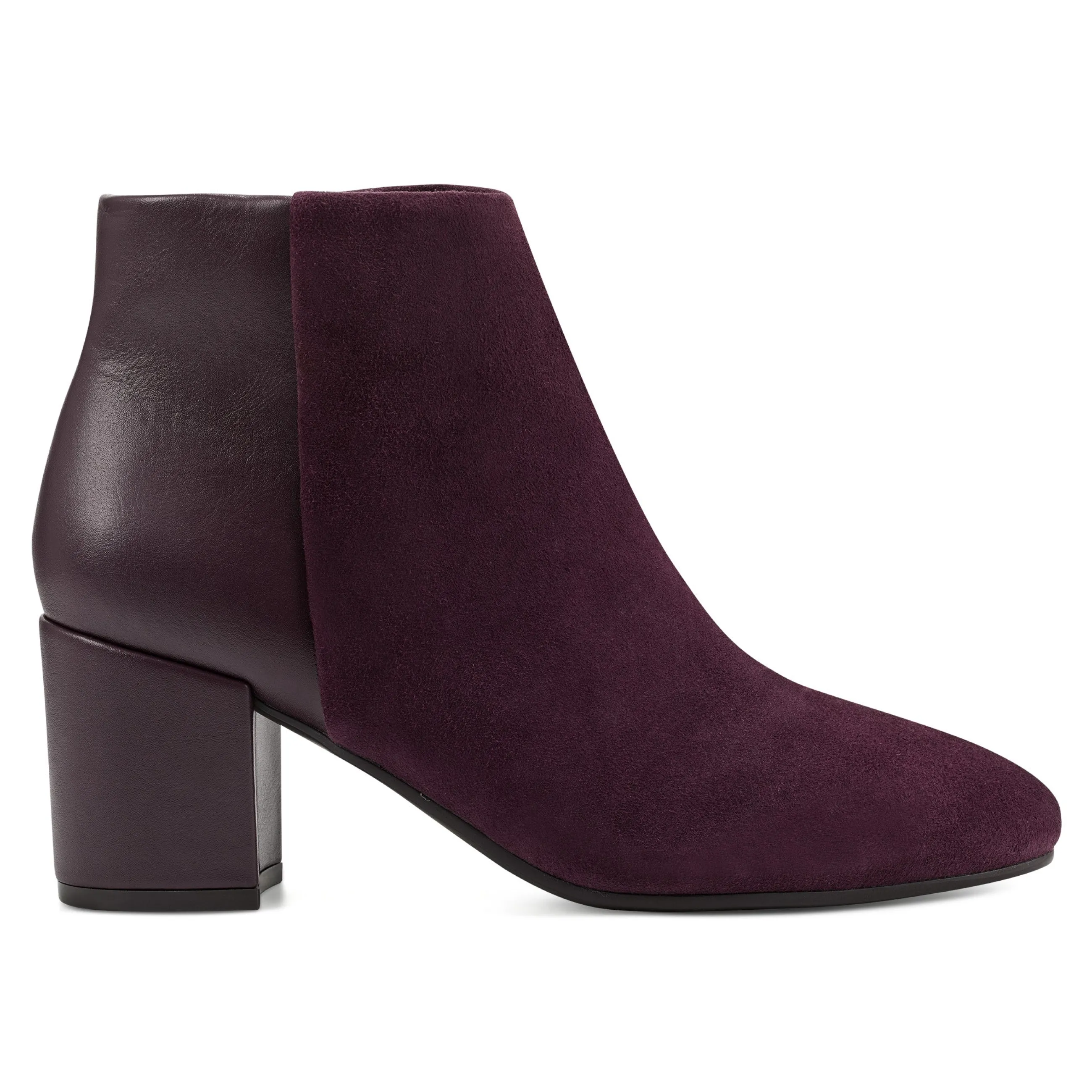 Online Easy Spirit Tamara Heeled Booties DarkPurpleSuede