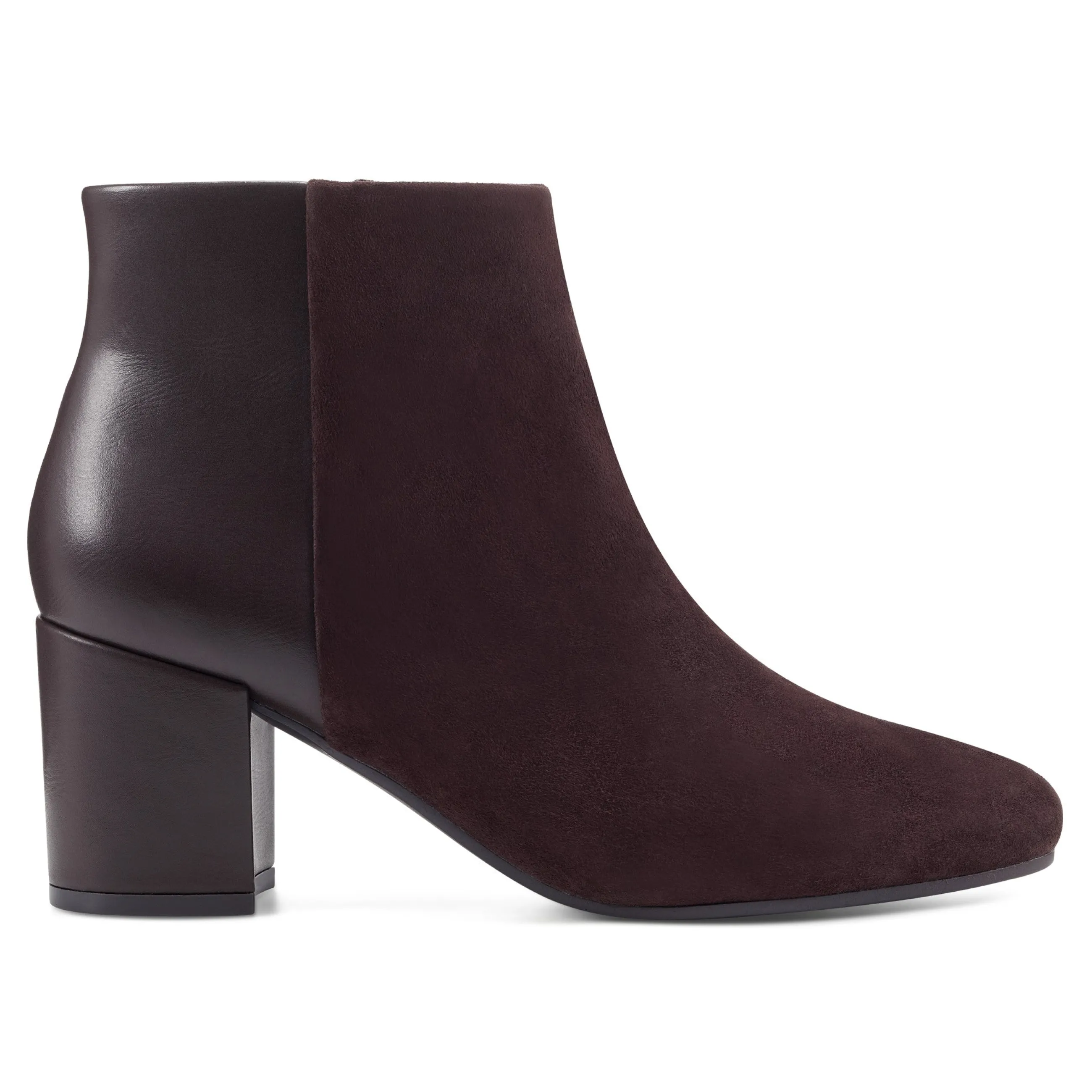 Flash Sale Easy Spirit Tamara Heeled Booties DarkBrownSuede