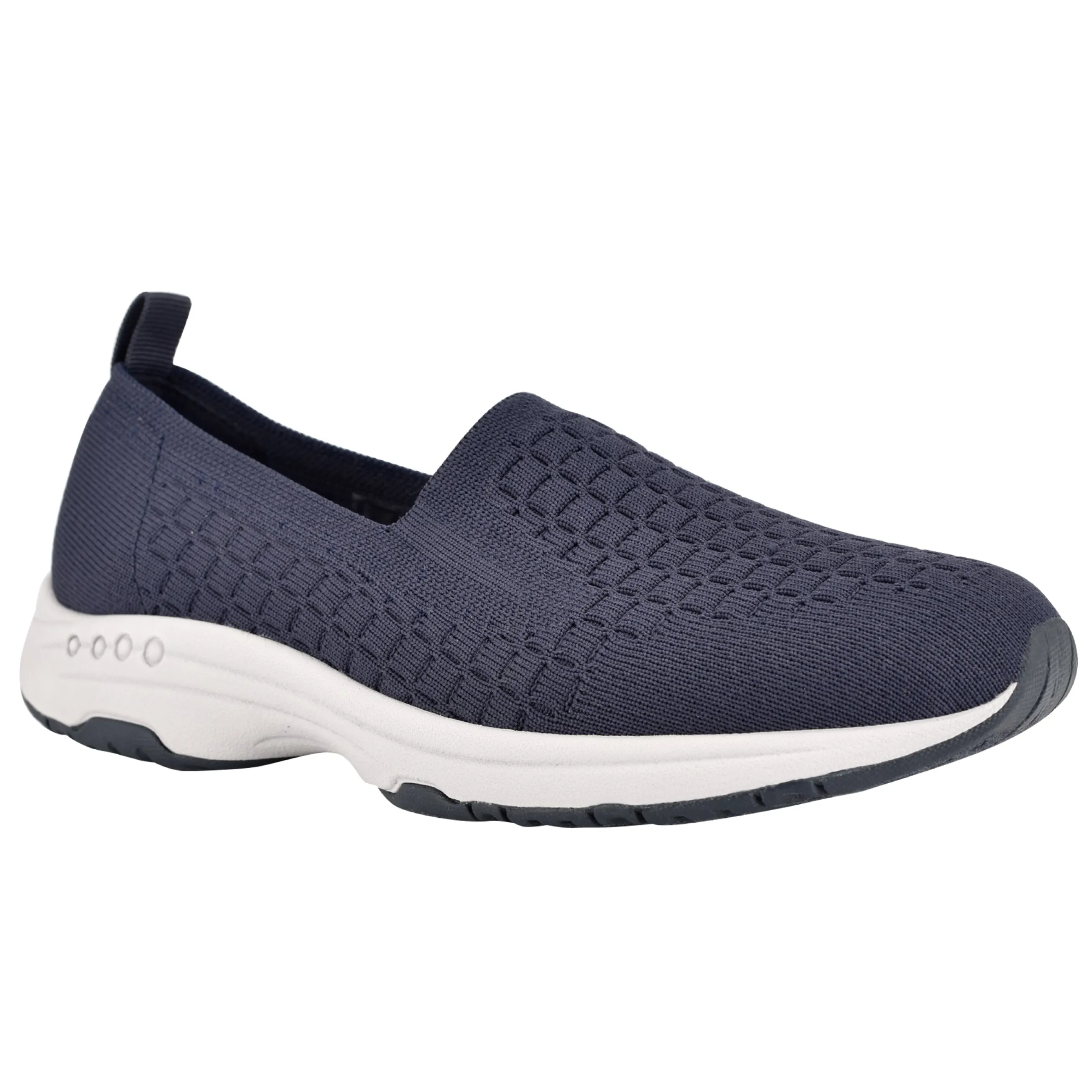 Shop Easy Spirit Tech Eco Slip On Sneakers NavyRecycledKnit