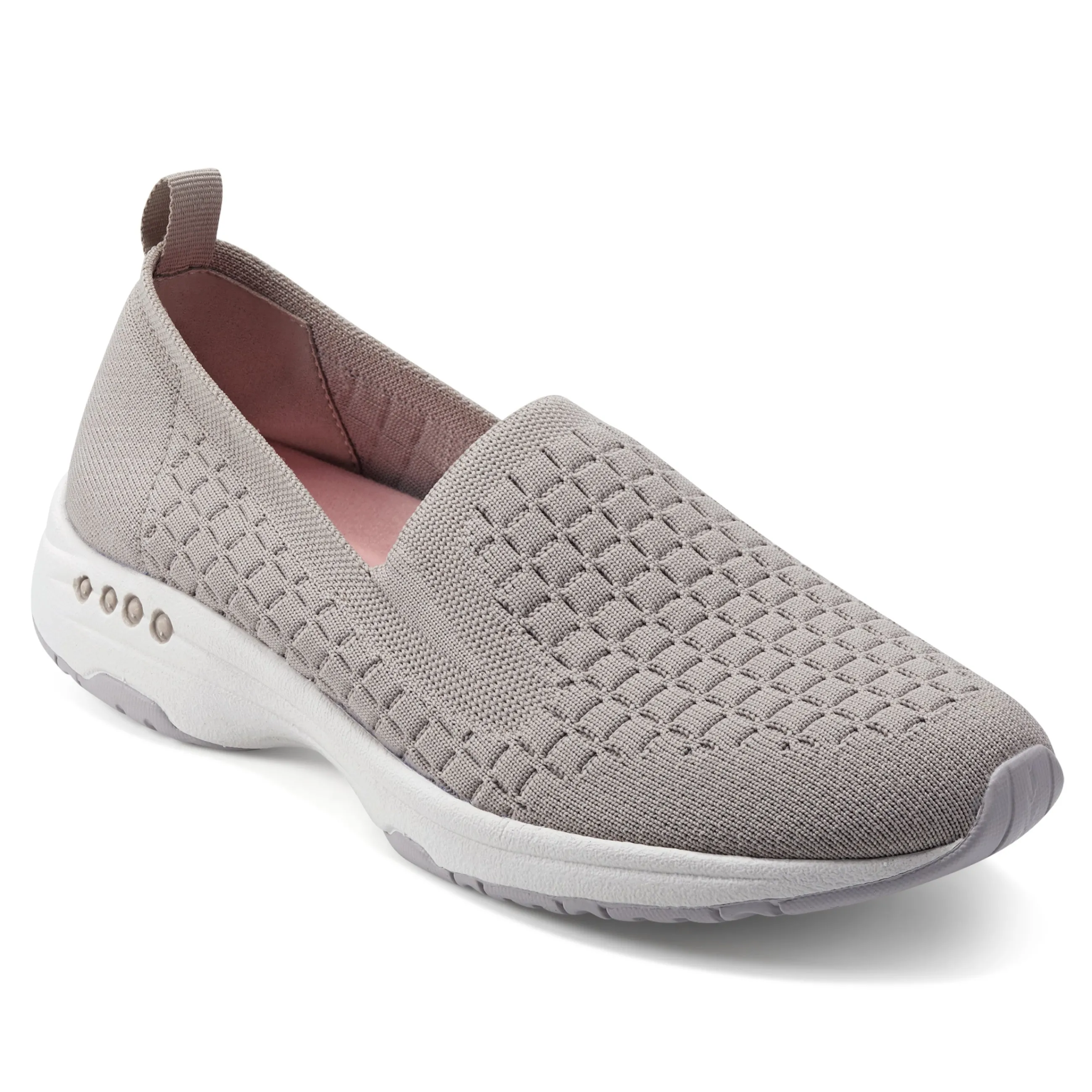 New Easy Spirit Tech Eco Slip On Sneakers Taupe