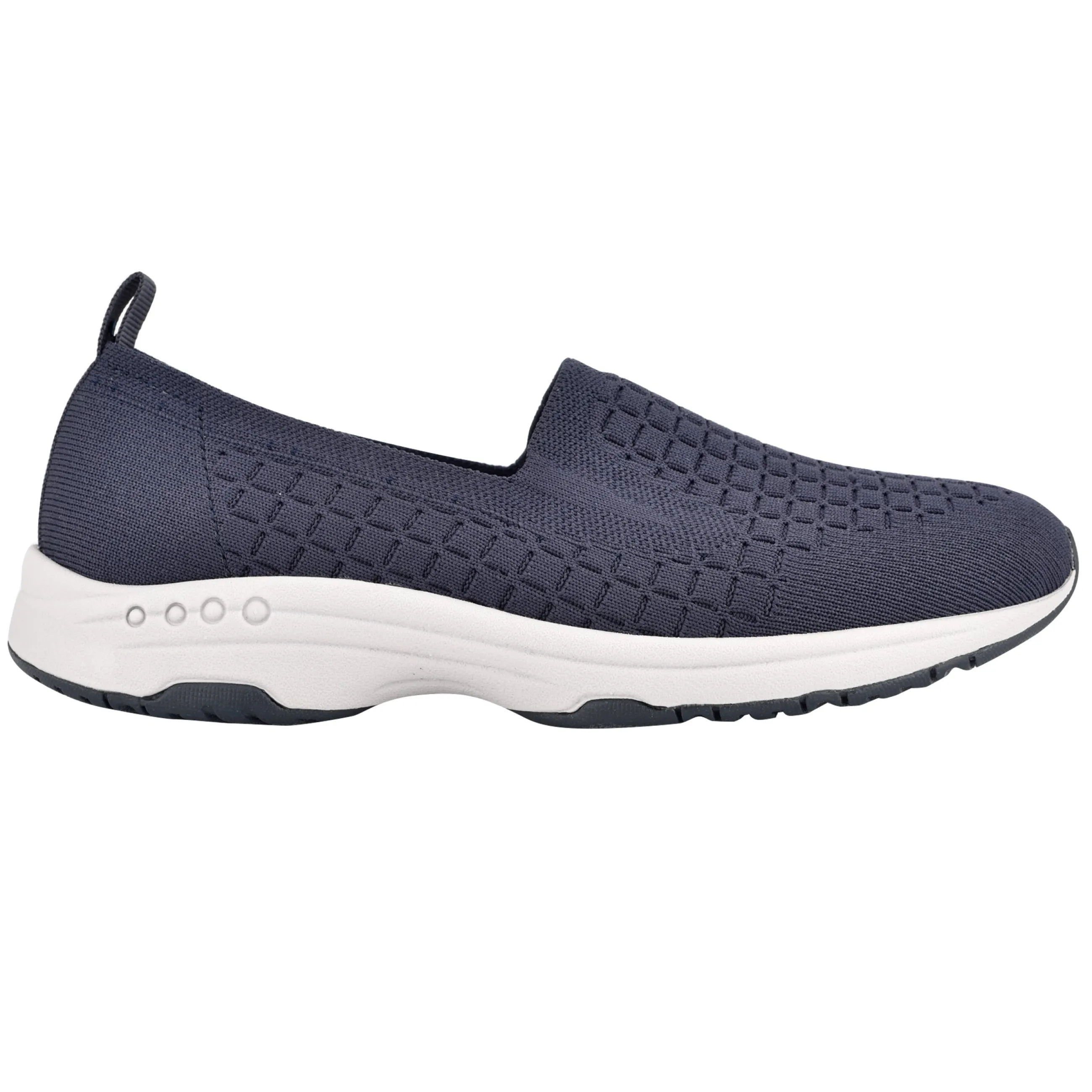 Shop Easy Spirit Tech Eco Slip On Sneakers NavyRecycledKnit