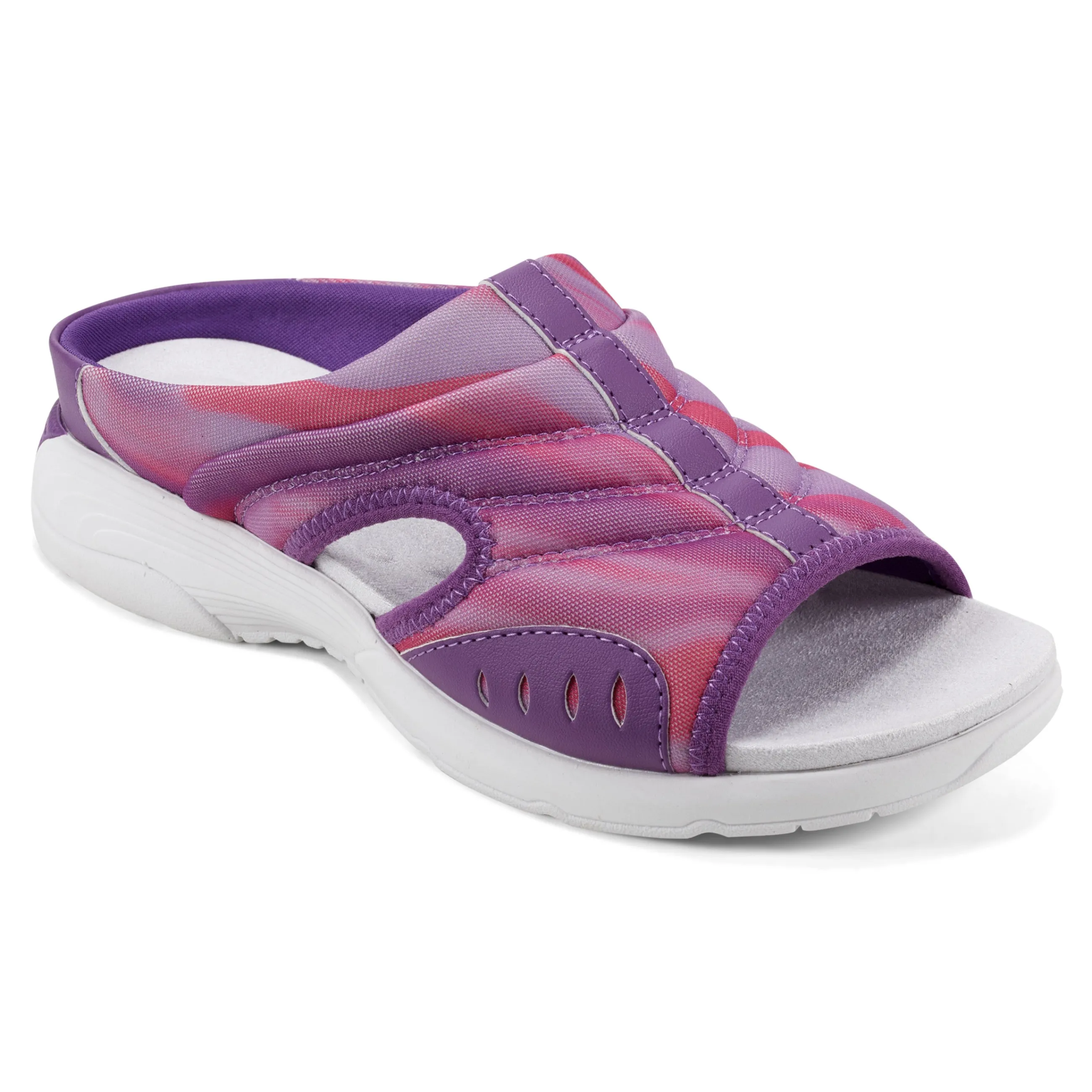 Online Easy Spirit Traciee Slip On Sandals PurpleTyeDye