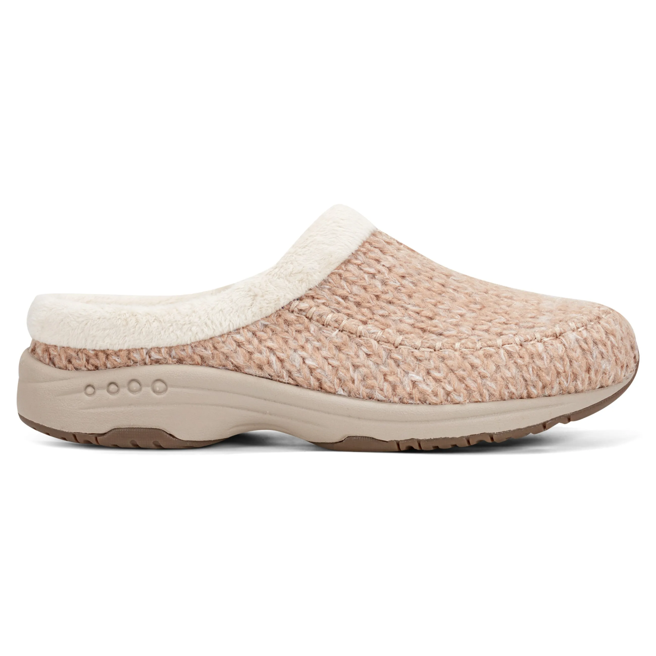 Best Easy Spirit Travelfurr Clogs NaturalCableKnit