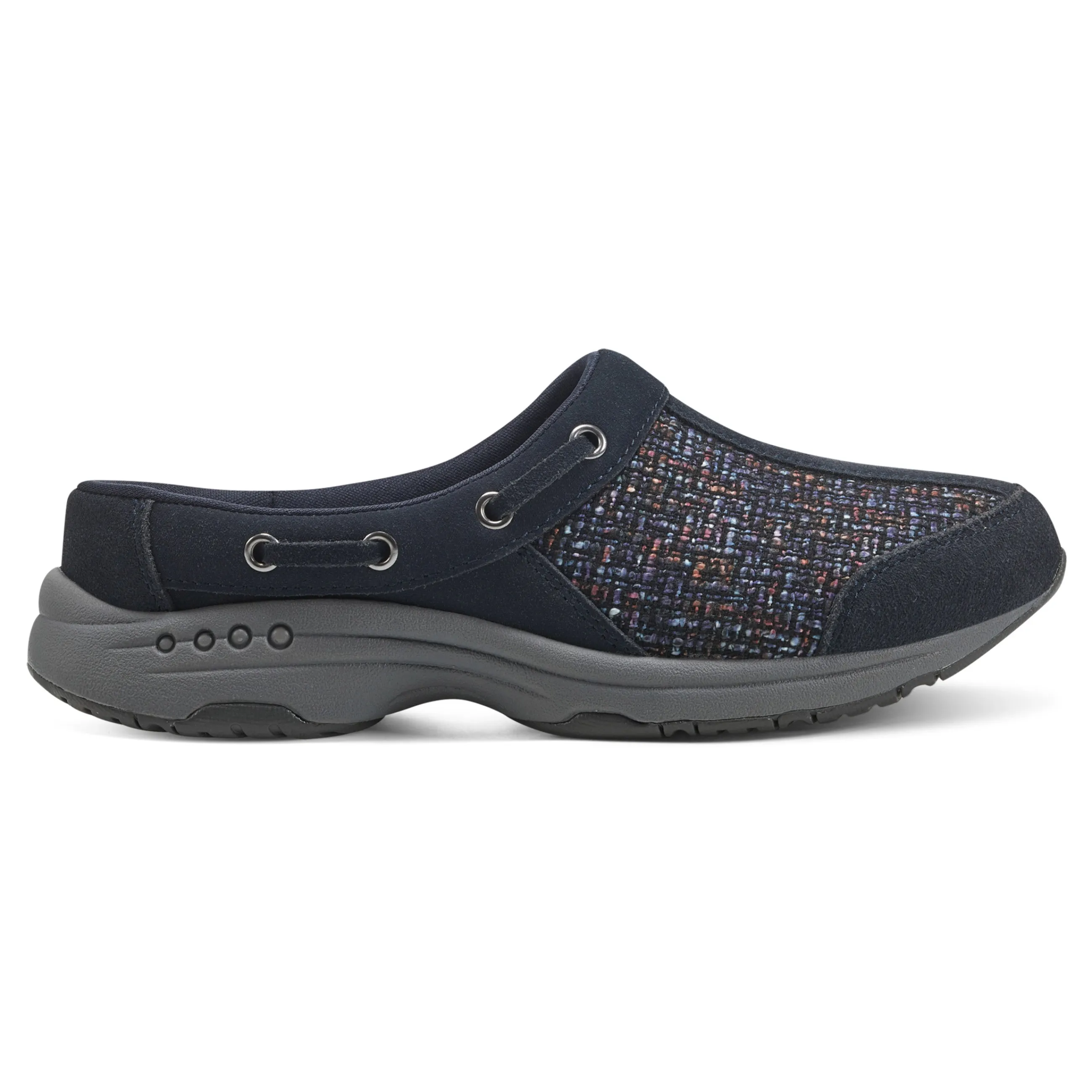 Outlet Easy Spirit Travelport Clogs DarkNavyBoucle