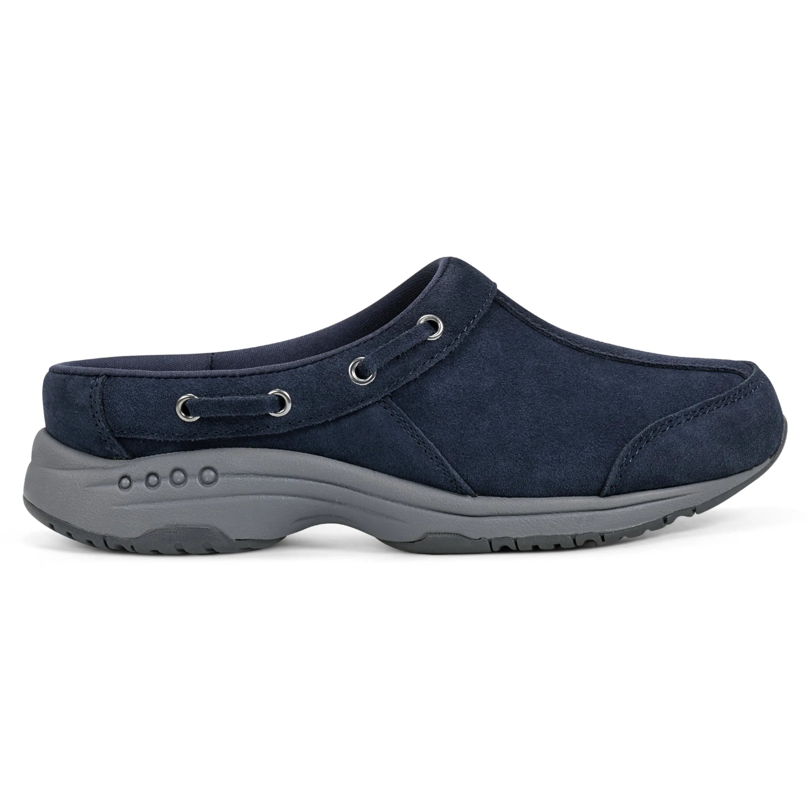 Cheap Easy Spirit Travelport Clogs DarkBlueSuede