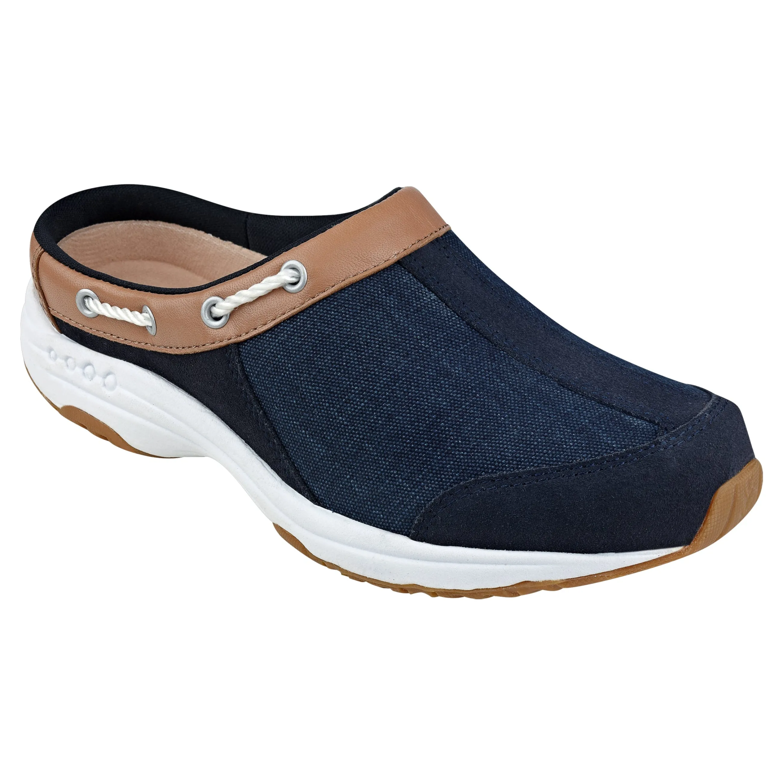 Shop Easy Spirit Travelport Denim Clogs NavyDenim