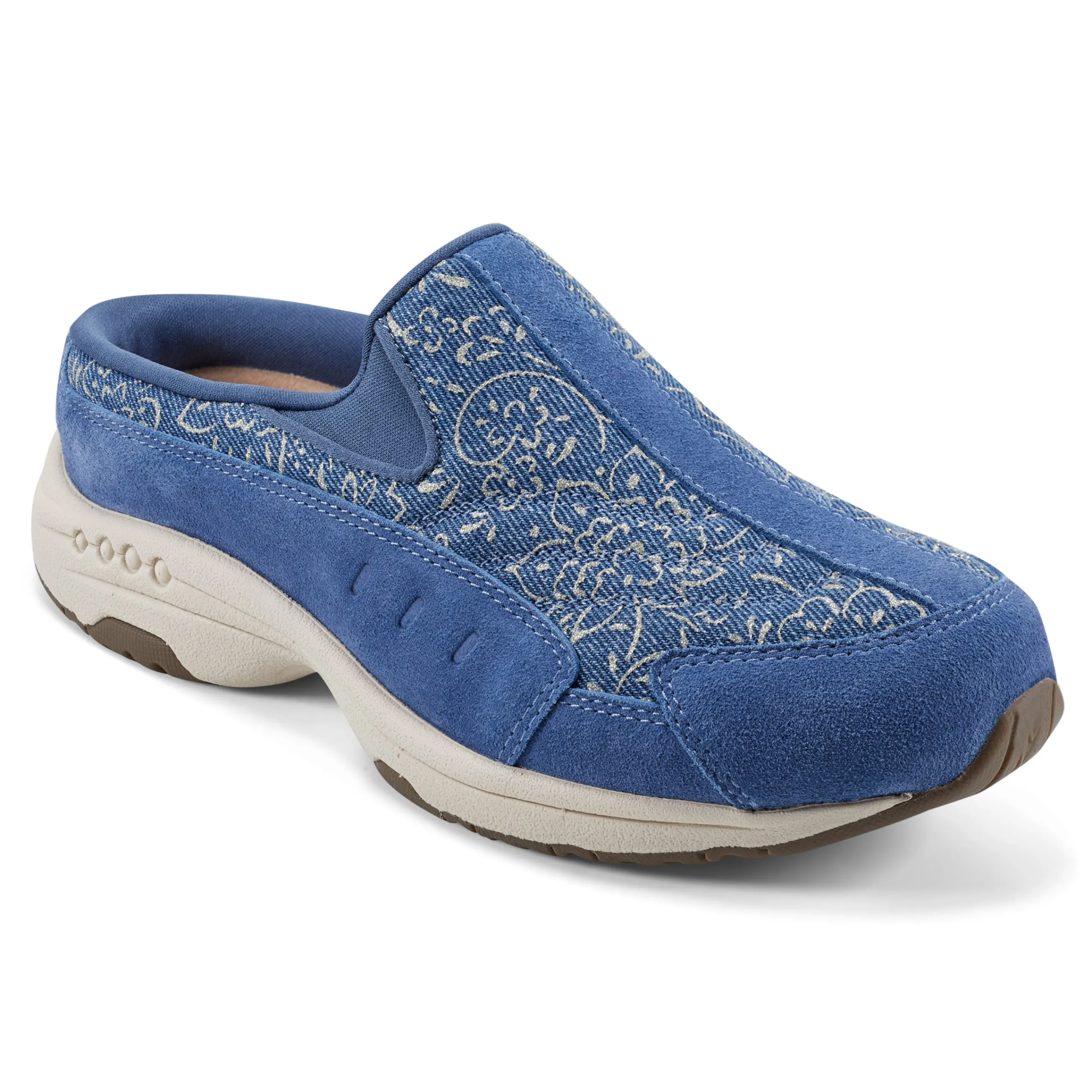 Store Easy Spirit Traveltime Clogs Denim/Gold