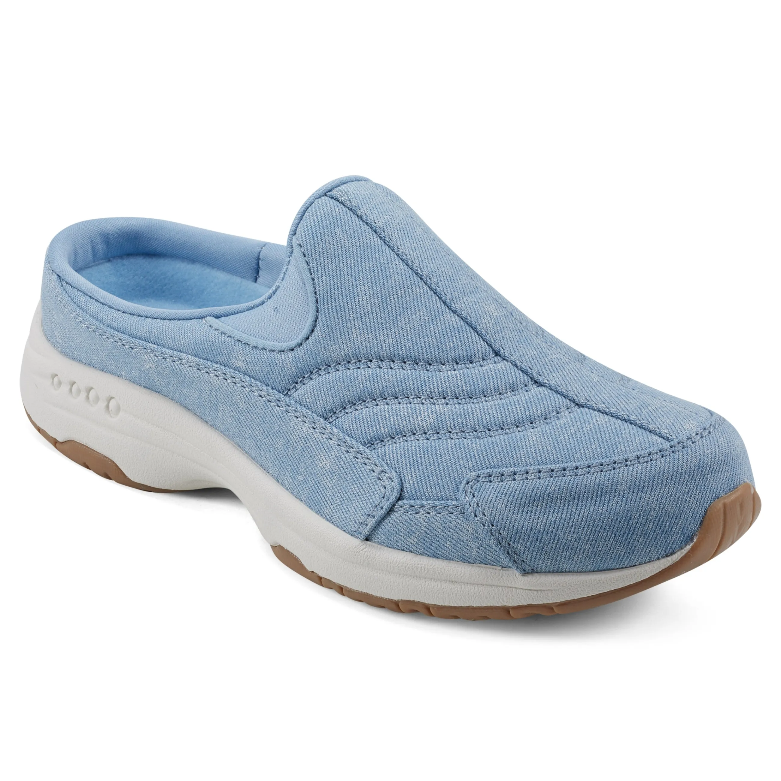 Online Easy Spirit Traveltime Clogs LightBlueDenim