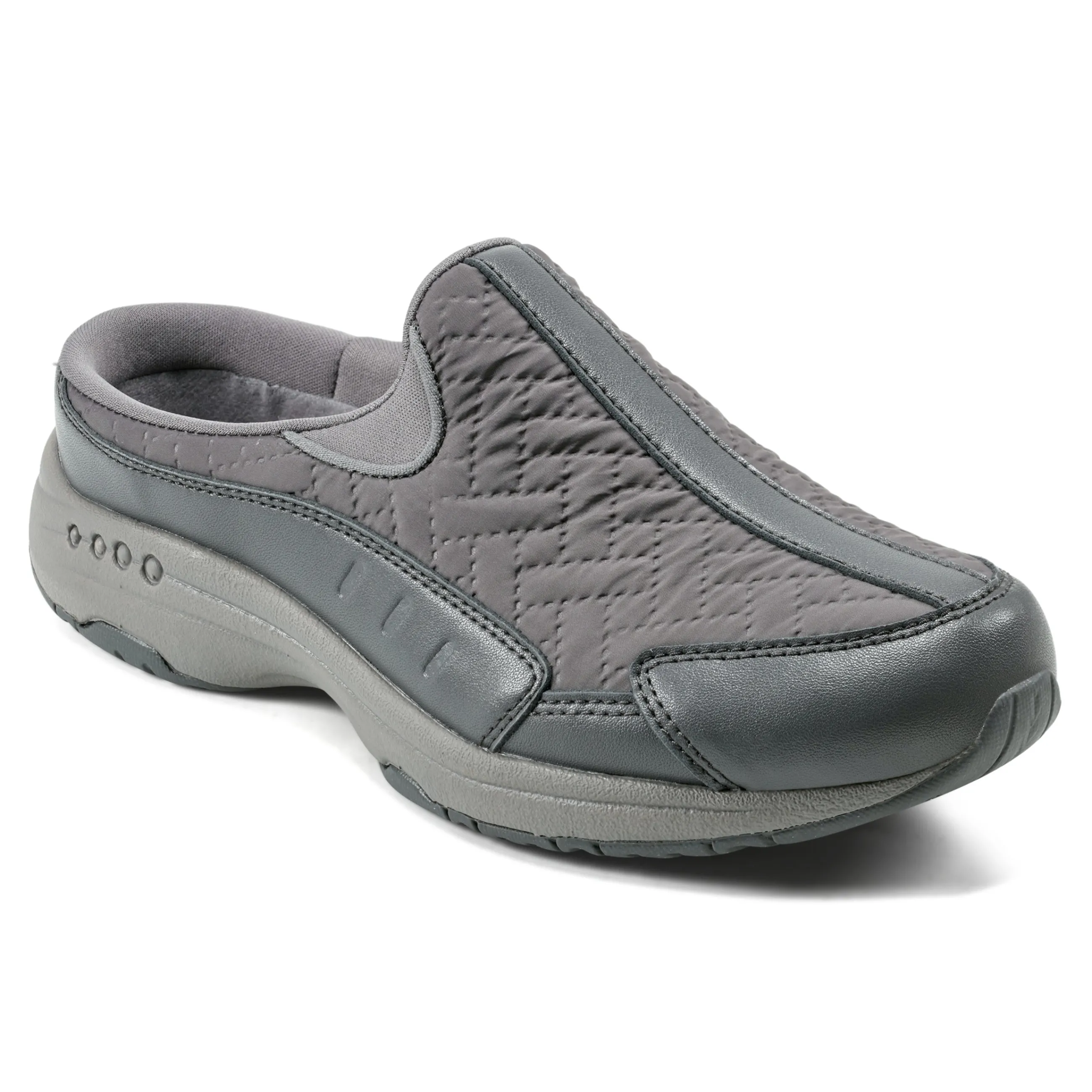 Online Easy Spirit Traveltime Clogs DarkGreyNylon