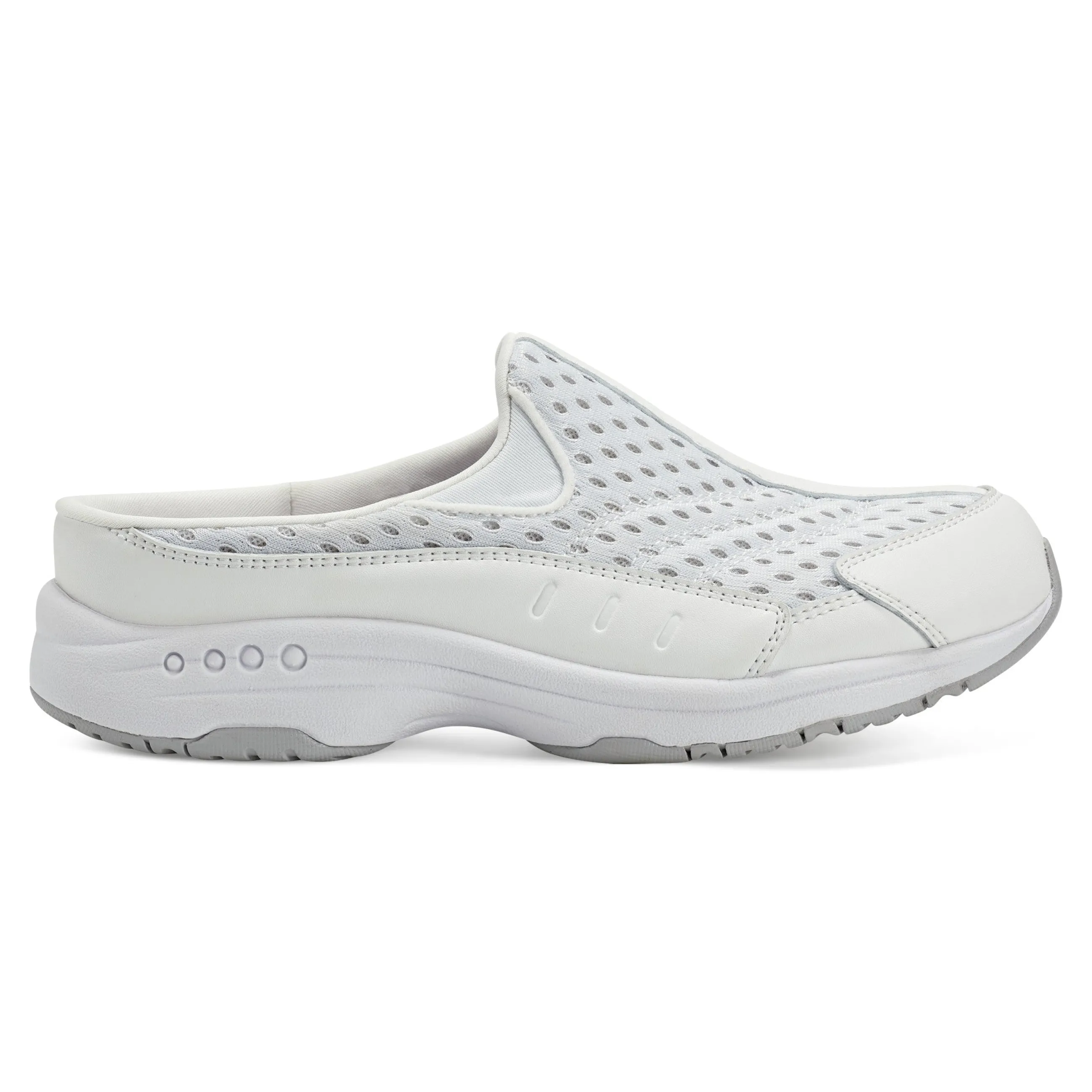 Discount Easy Spirit Traveltime Clogs WhiteMesh