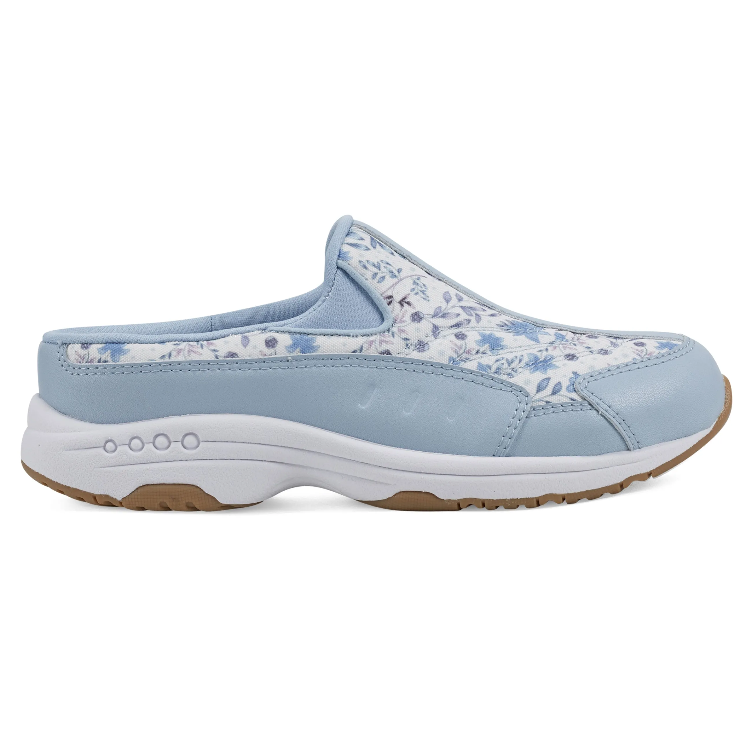 Discount Easy Spirit Traveltime Clogs LightBluePrairieFloral