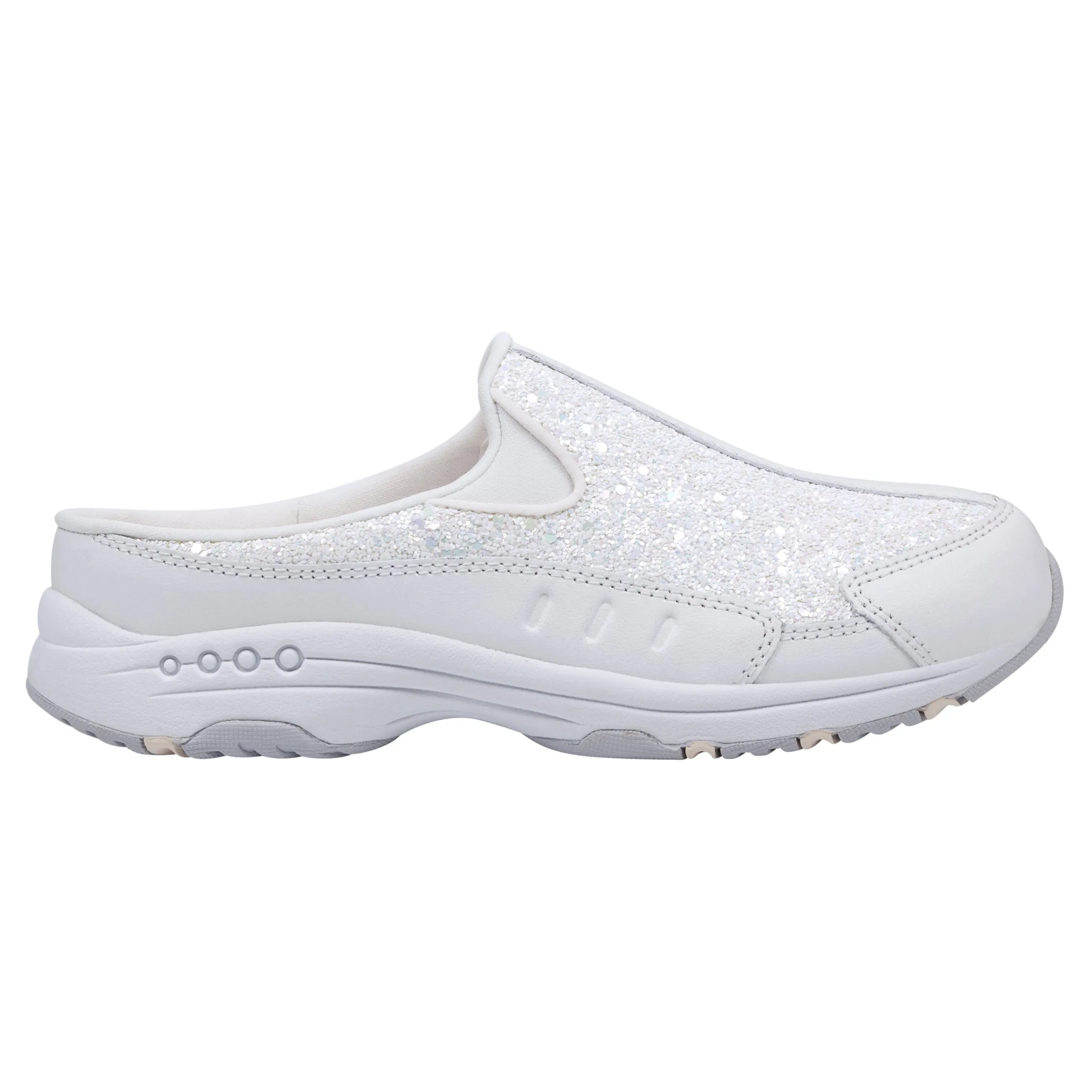 Hot Easy Spirit Traveltime Clogs WhiteSparkle