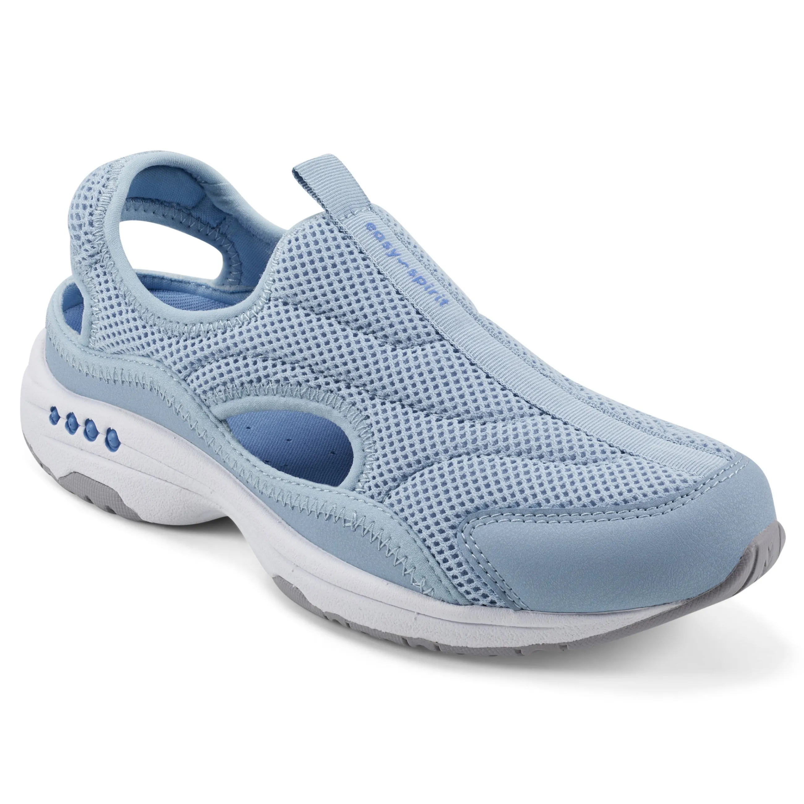 Best Easy Spirit Trina Slip On Walking Shoes LightBlue