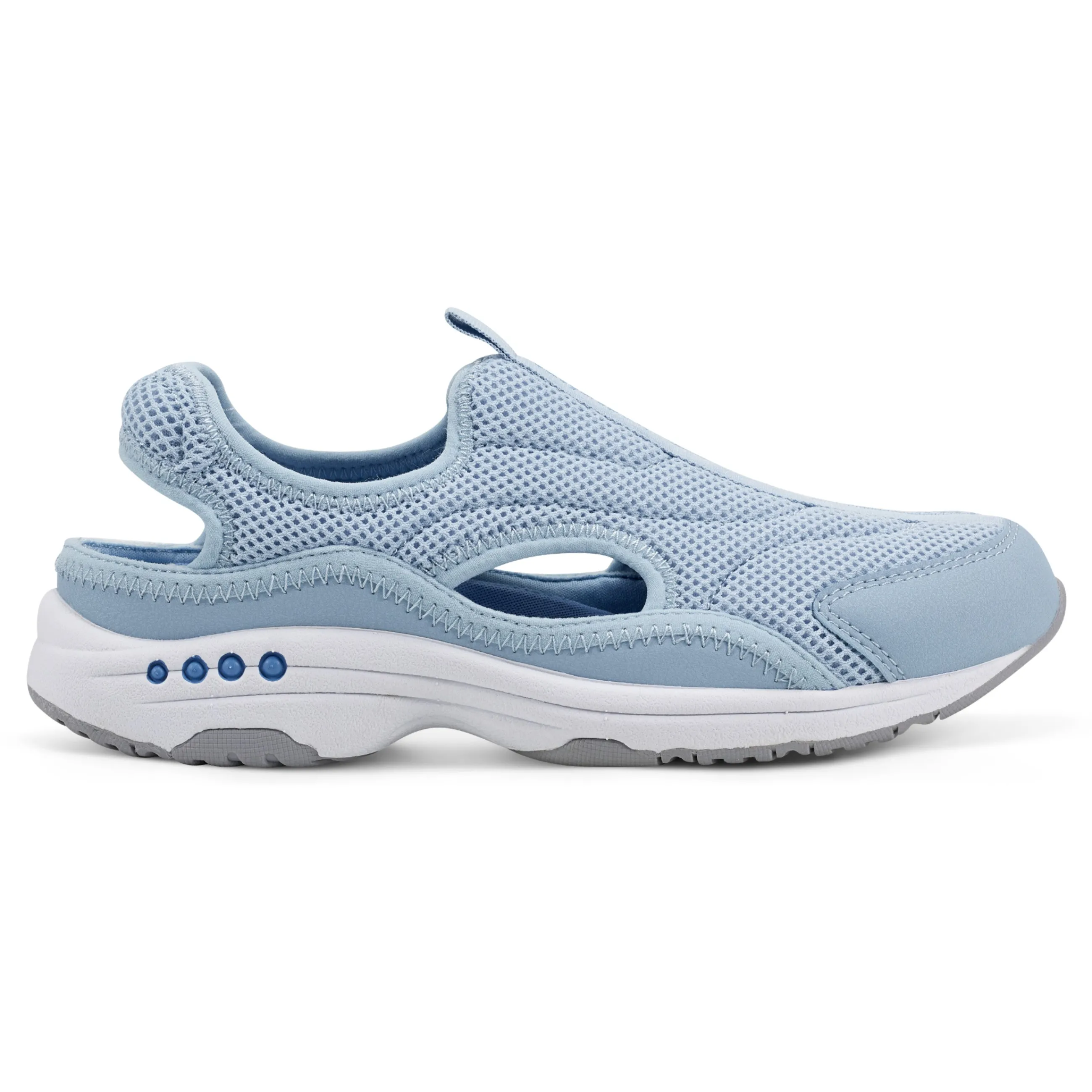 Best Easy Spirit Trina Slip On Walking Shoes LightBlue