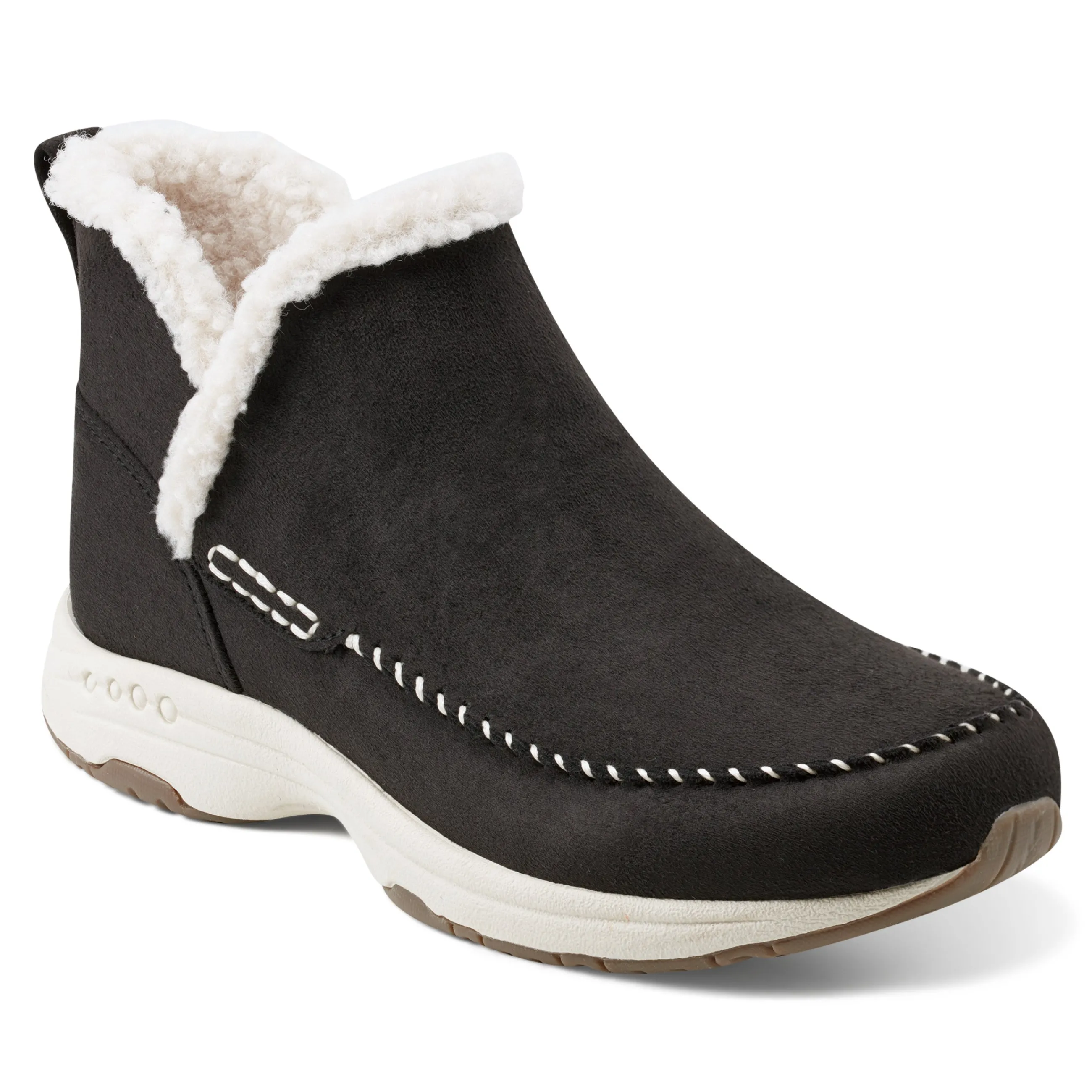 New Easy Spirit Tuva Cozy Booties Black