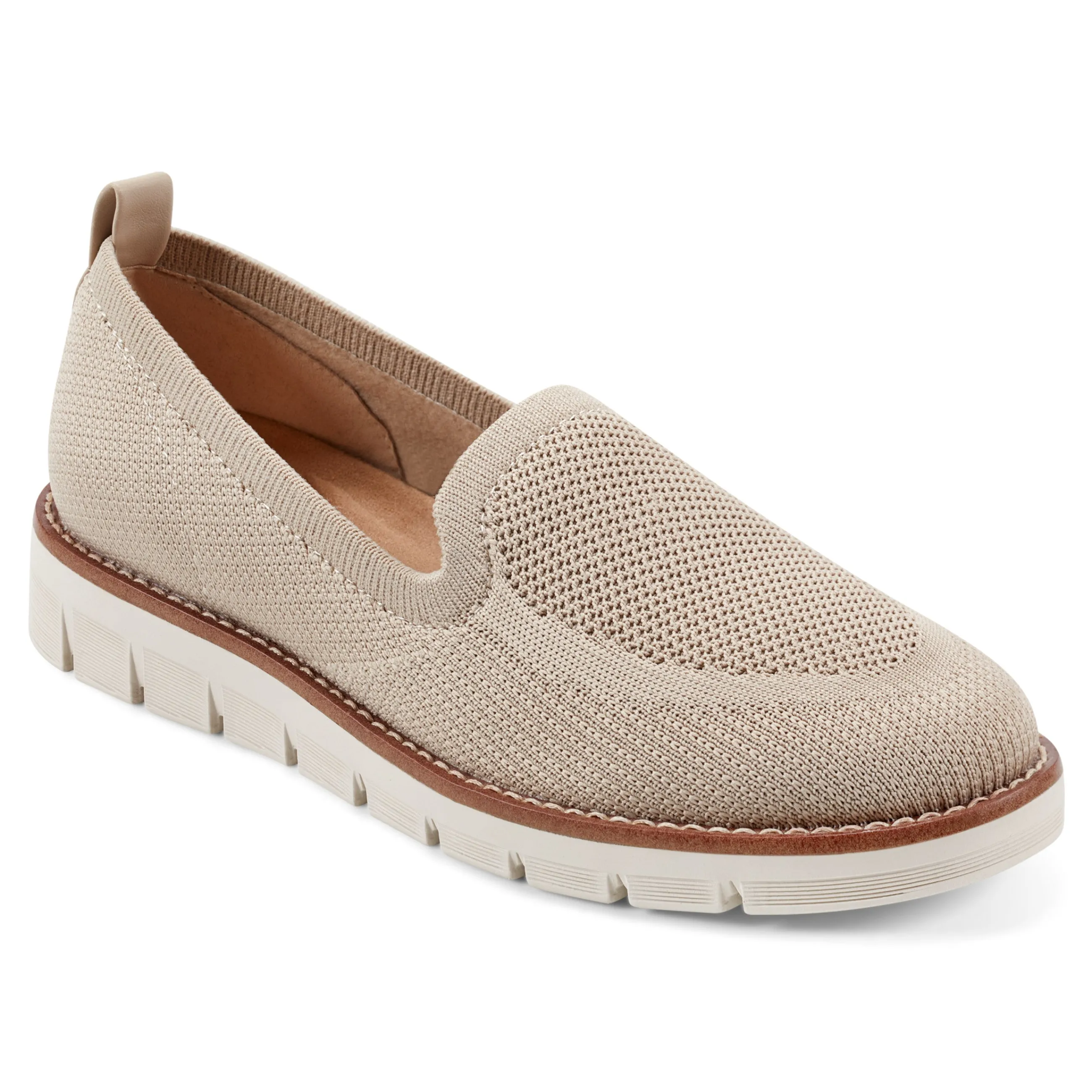 Cheap Easy Spirit Valina Casual Slip On Flats Natural