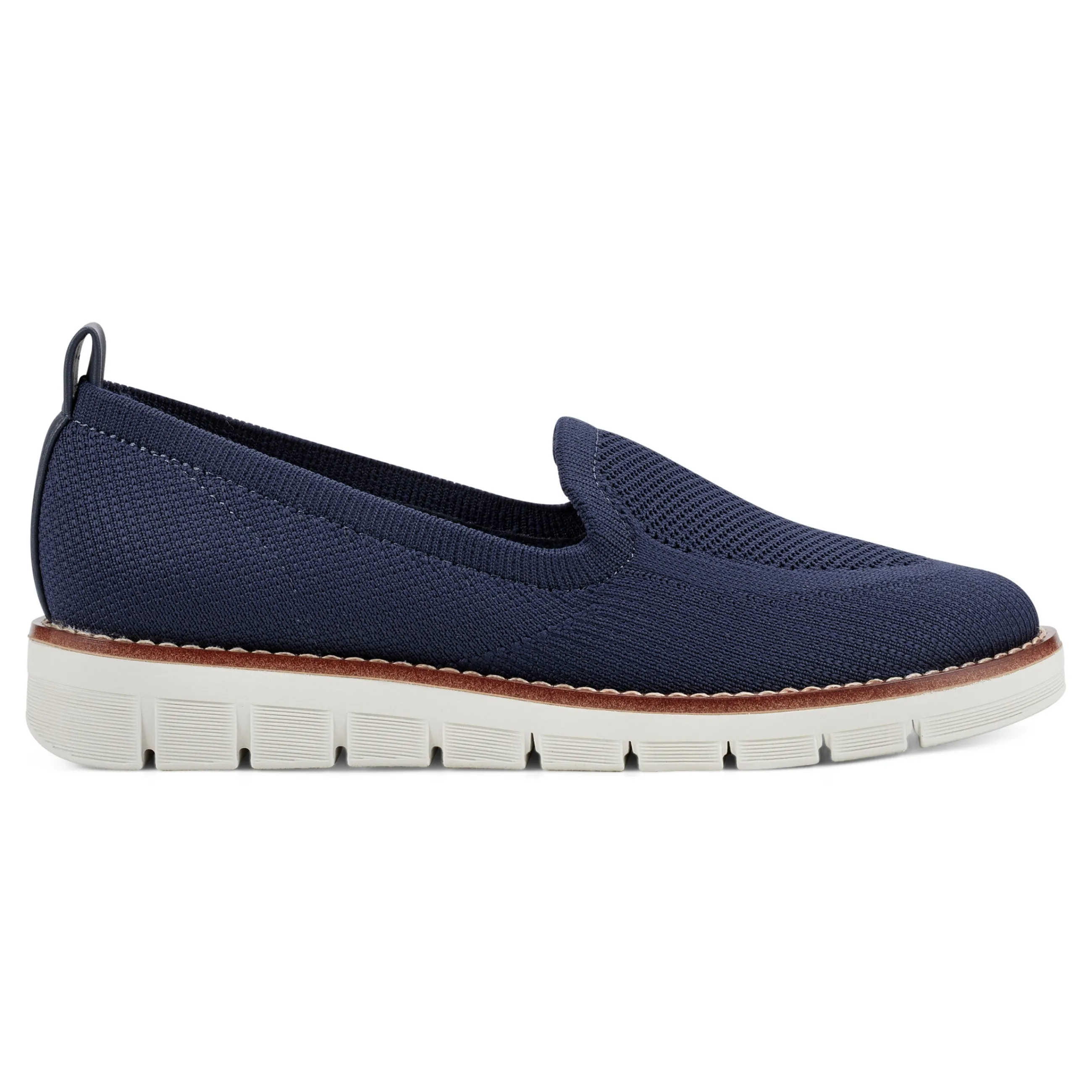 Hot Easy Spirit Valina Casual Slip On Flats Navy