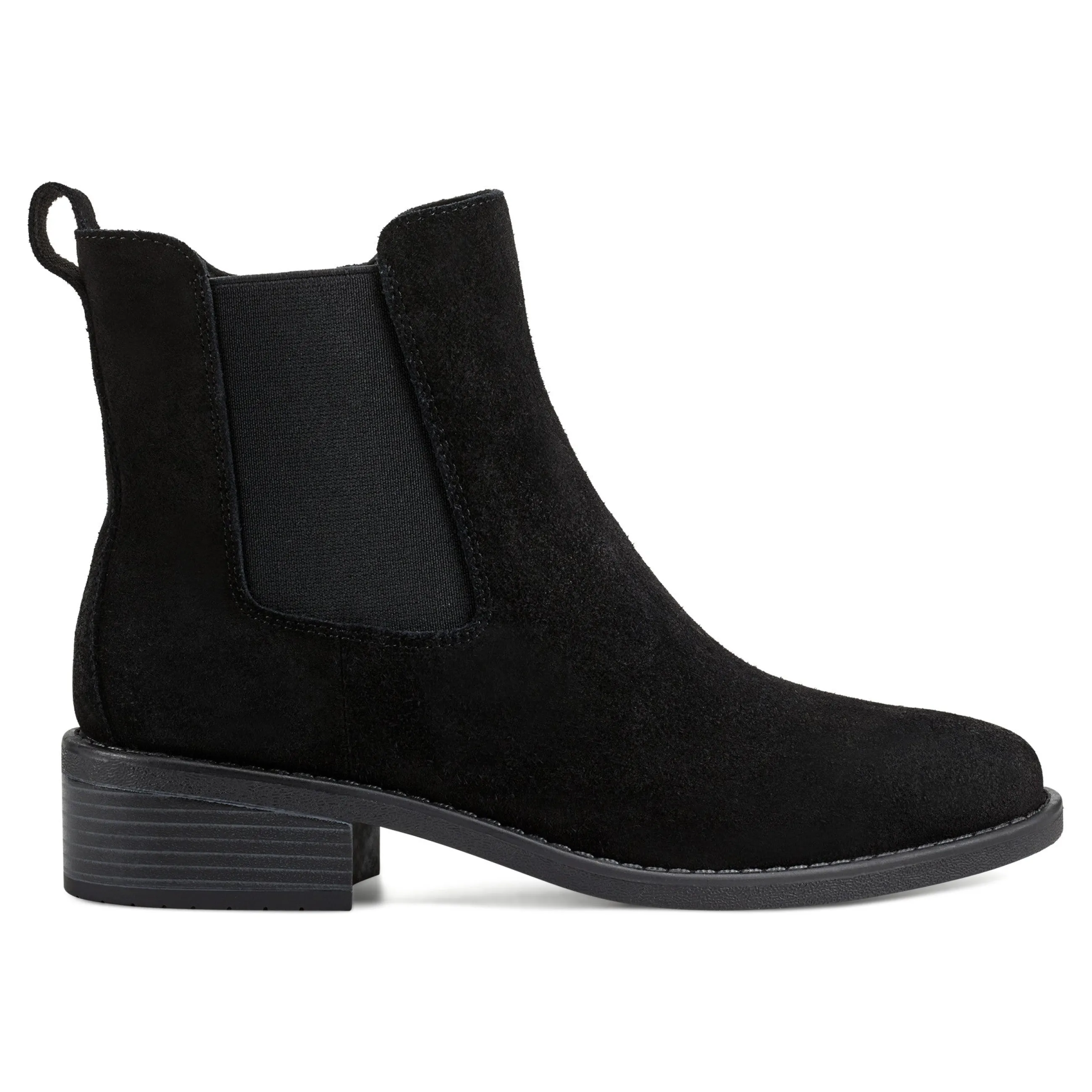 Discount Easy Spirit Wanda Chelsea Ankle Booties BlackSuede