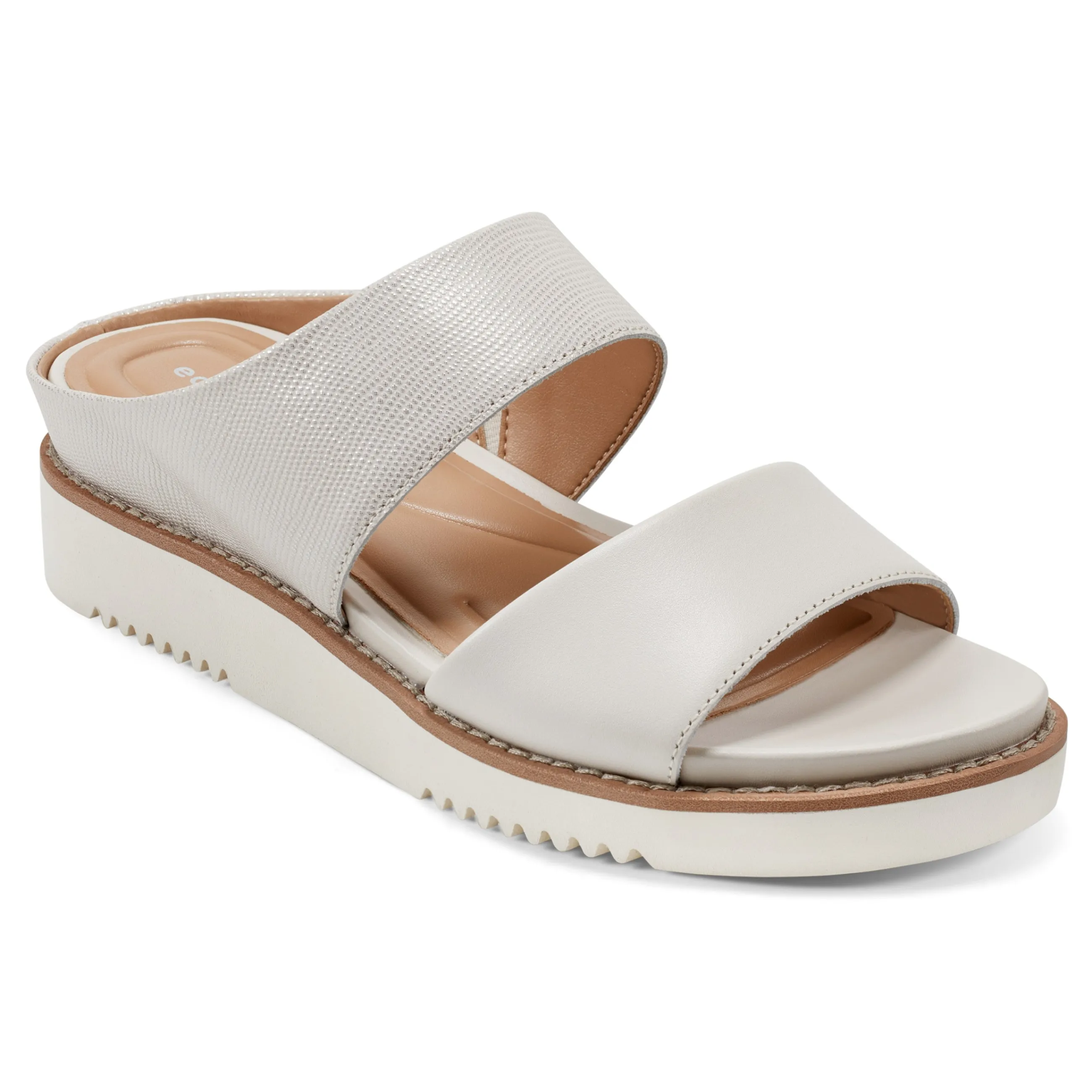 Discount Easy Spirit Wilma Slip On Sandals ChicCream