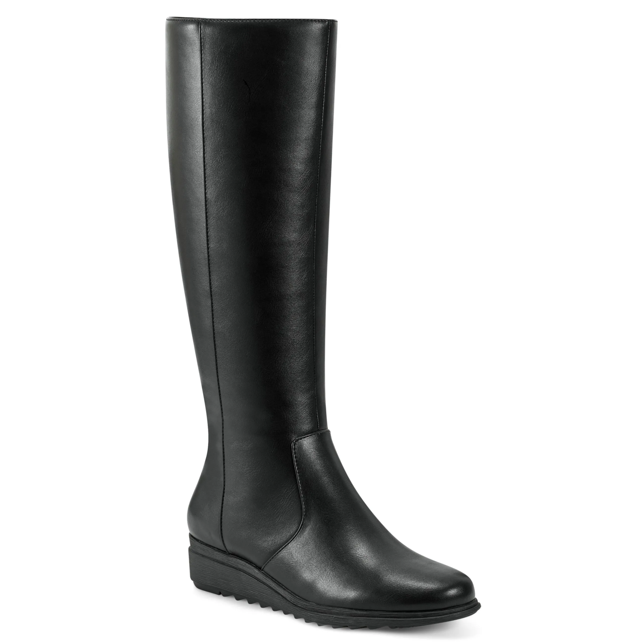 Flash Sale Easy Spirit Yumi Casual Tall Wedge Boots Black